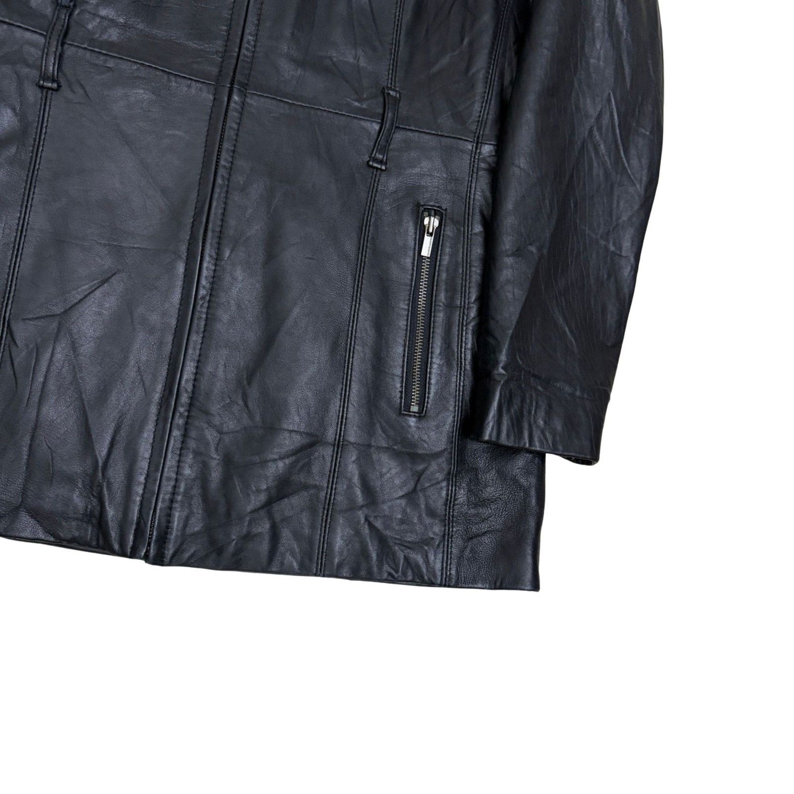 Wilsons Leather Wilsons Leather Black Coat Winter Casual Jacket Large Size L / US 10 / IT 46 - 6 Thumbnail
