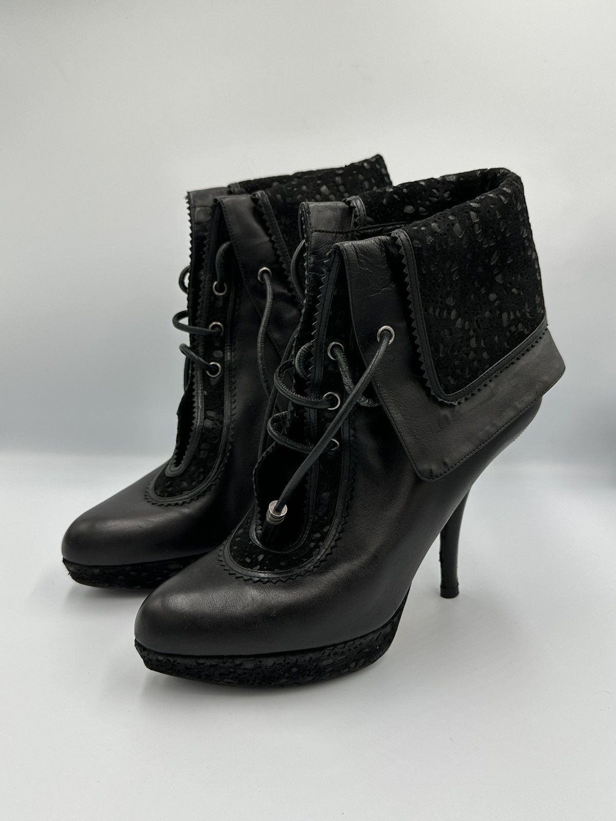 Dior Christian Dior leather lace up Boots very rare Size US 9 / IT 39 - 2 Thumbnail