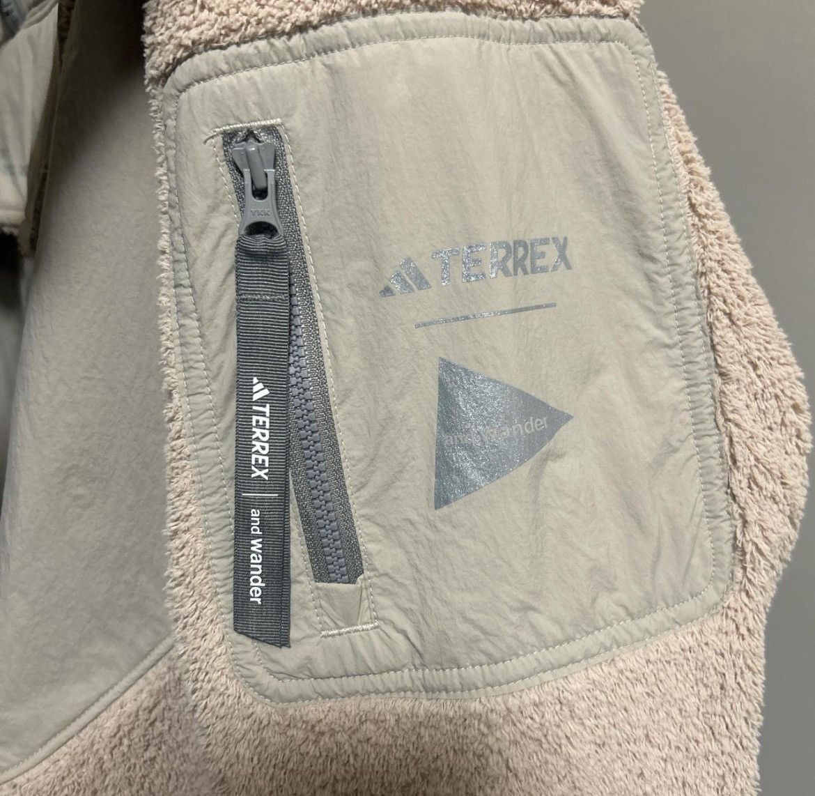 Adidas × And Wander Cream Adidas Terrex and Wander fleece Size M / US 6-8 / IT 42-44 - 4 Thumbnail