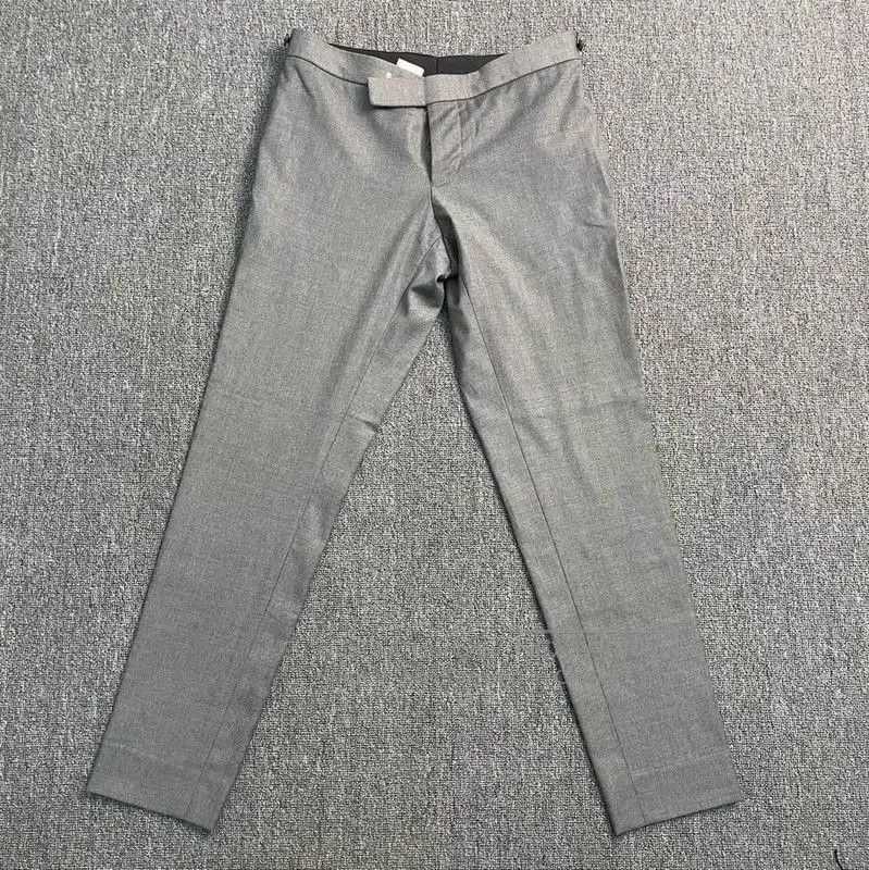 Thom Browne Women's Grey Wool Casual Pants .