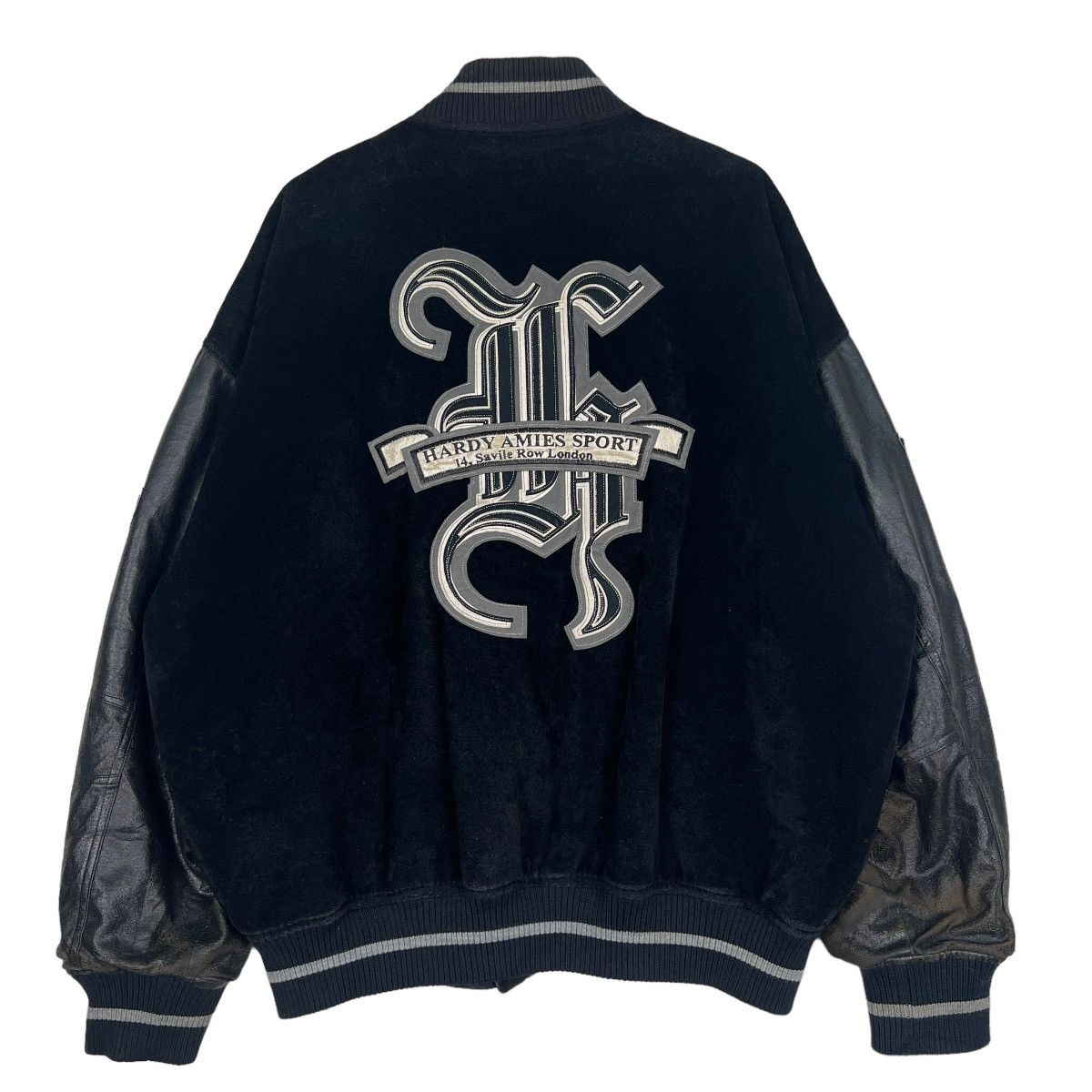 Hardy Amies 🔥 VINTAGE HARDY AMIES SPORT EMBOIDERY BOMBER JACKET Size US XL / EU 56 / 4 - 2 Thumbnail