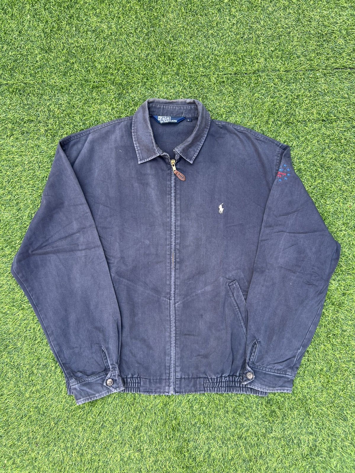 Polo Ralph Lauren Vintage Polo Ralph Lauren "Smurfit European Open" Sun Faded Size US L / EU 52-54 / 3 - 1 Thumbnail