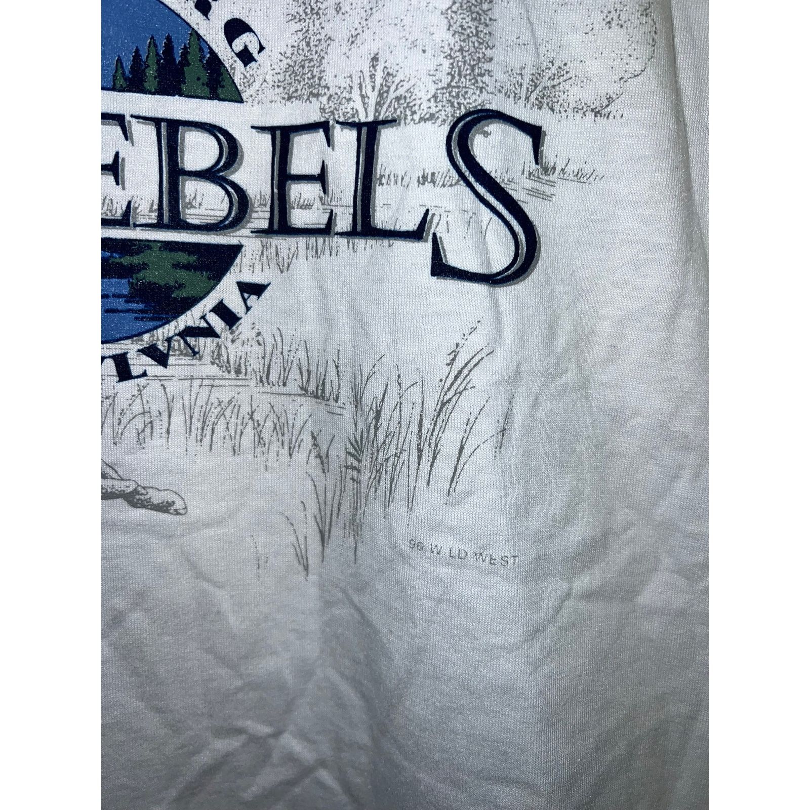 Jerzees 90s Vintage Elysburg Knoebels Pennsylvania deer Shirt VTG L Size US L / EU 52-54 / 3 - 5 Thumbnail