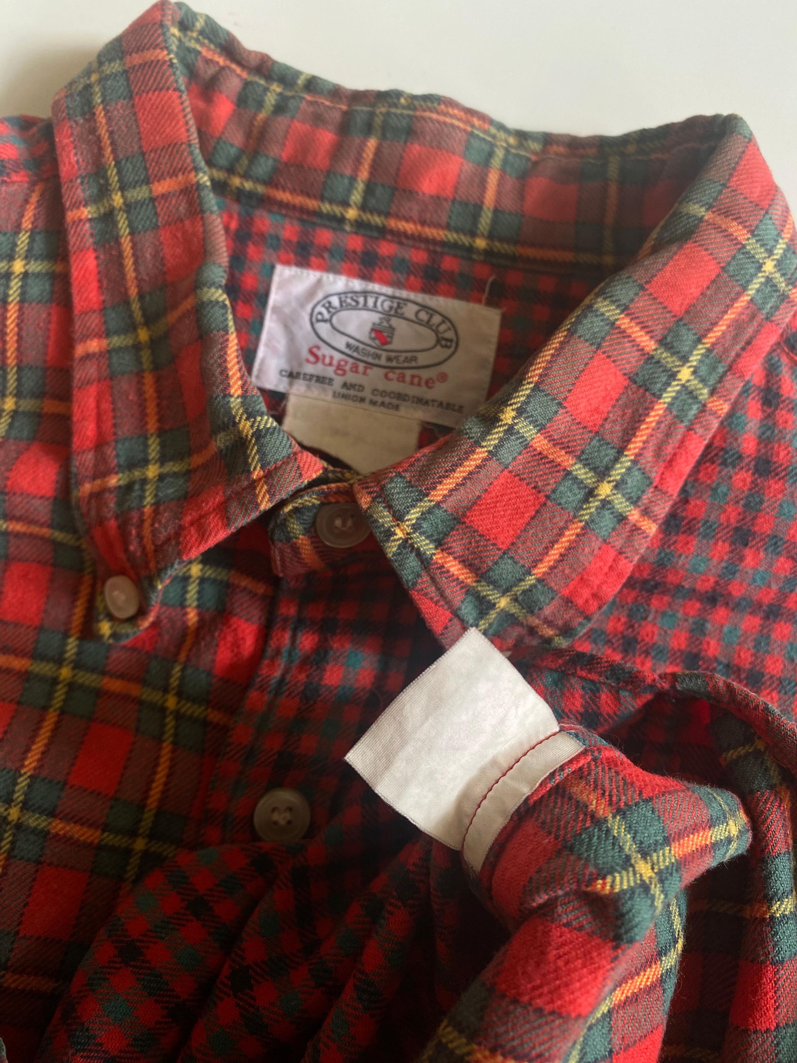 Sugar Cane Sugar Cane Vintage Flannel Shirt Size US L / EU 52-54 / 3 - 7 Thumbnail