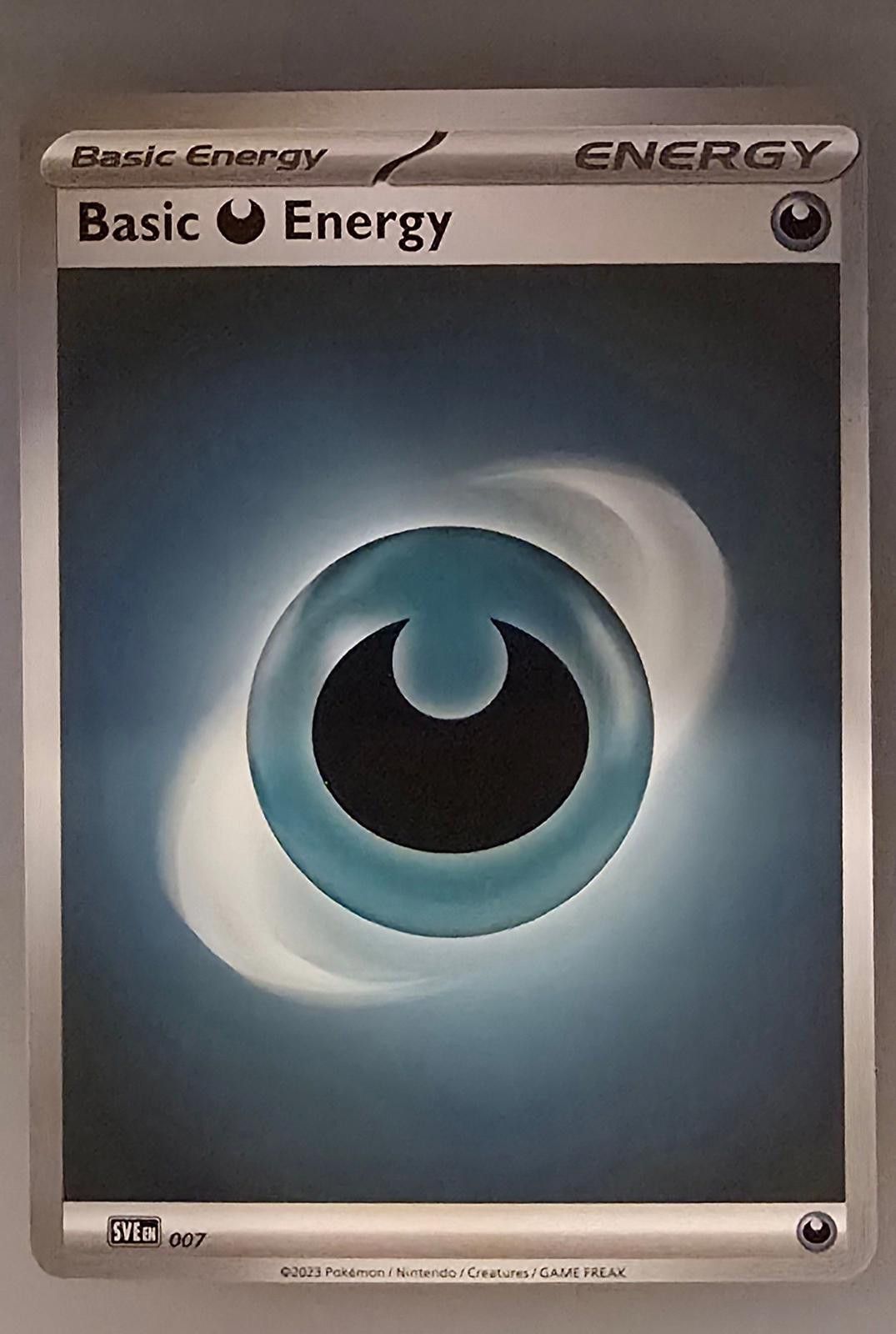 Pokemon 2023 Pokémon Basic Darkness Energy, 007 Scarlet & Violet Size ONE SIZE - 1 Thumbnail