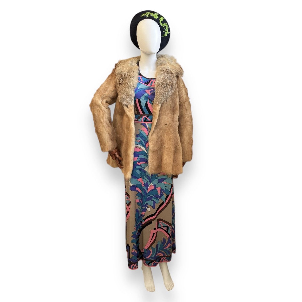 Japanese Brand × Vintage Glam Fox Fur Vintage Jacket 80s Y2K Avant Garde Size S / US 4 / IT 40 - 4 Thumbnail