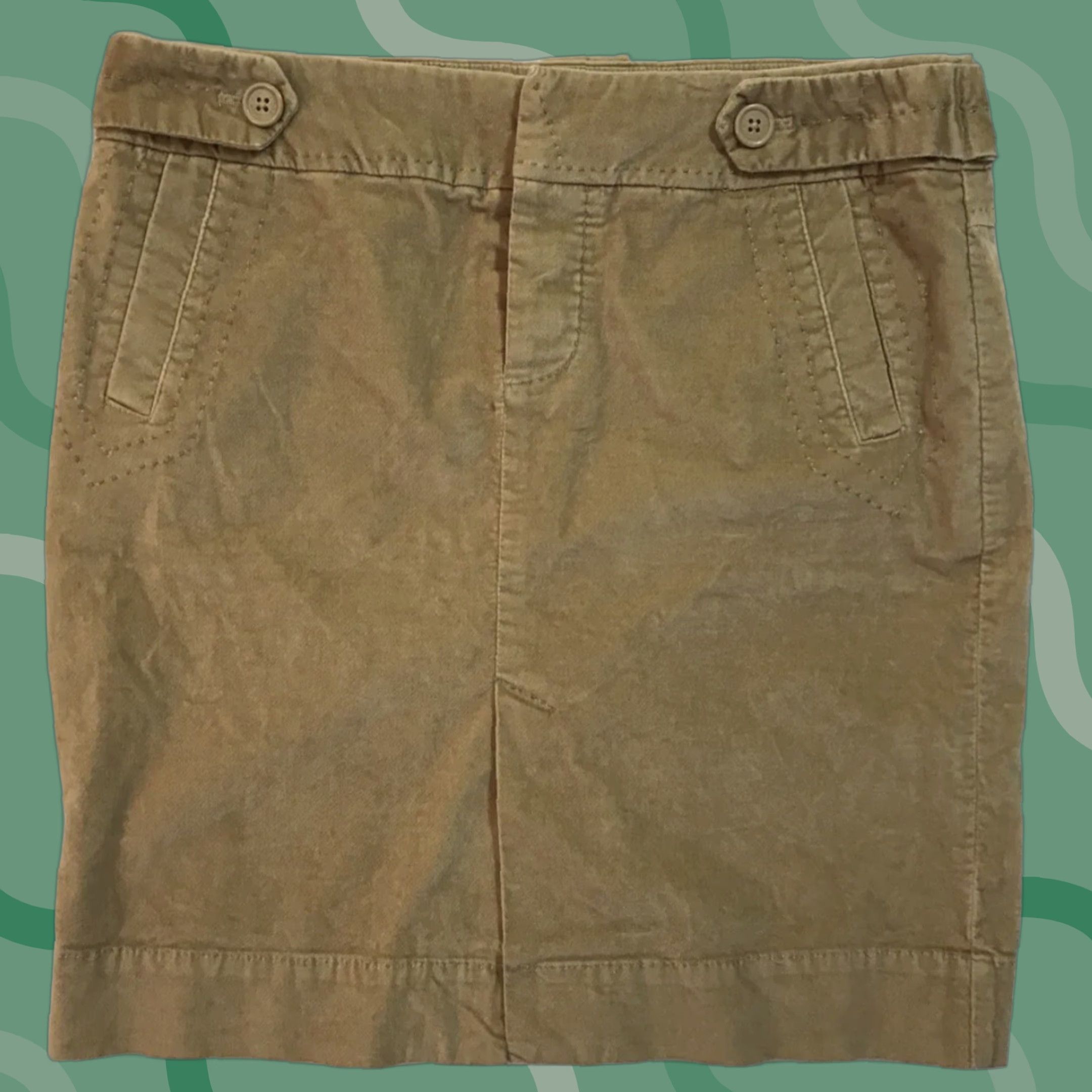 American Eagle Outfitters American Eagle Outfitters Women's Mini Skirt Size 4 Camel Brown Native Western Size 27" / US 4 / IT 40 - 1 Thumbnail