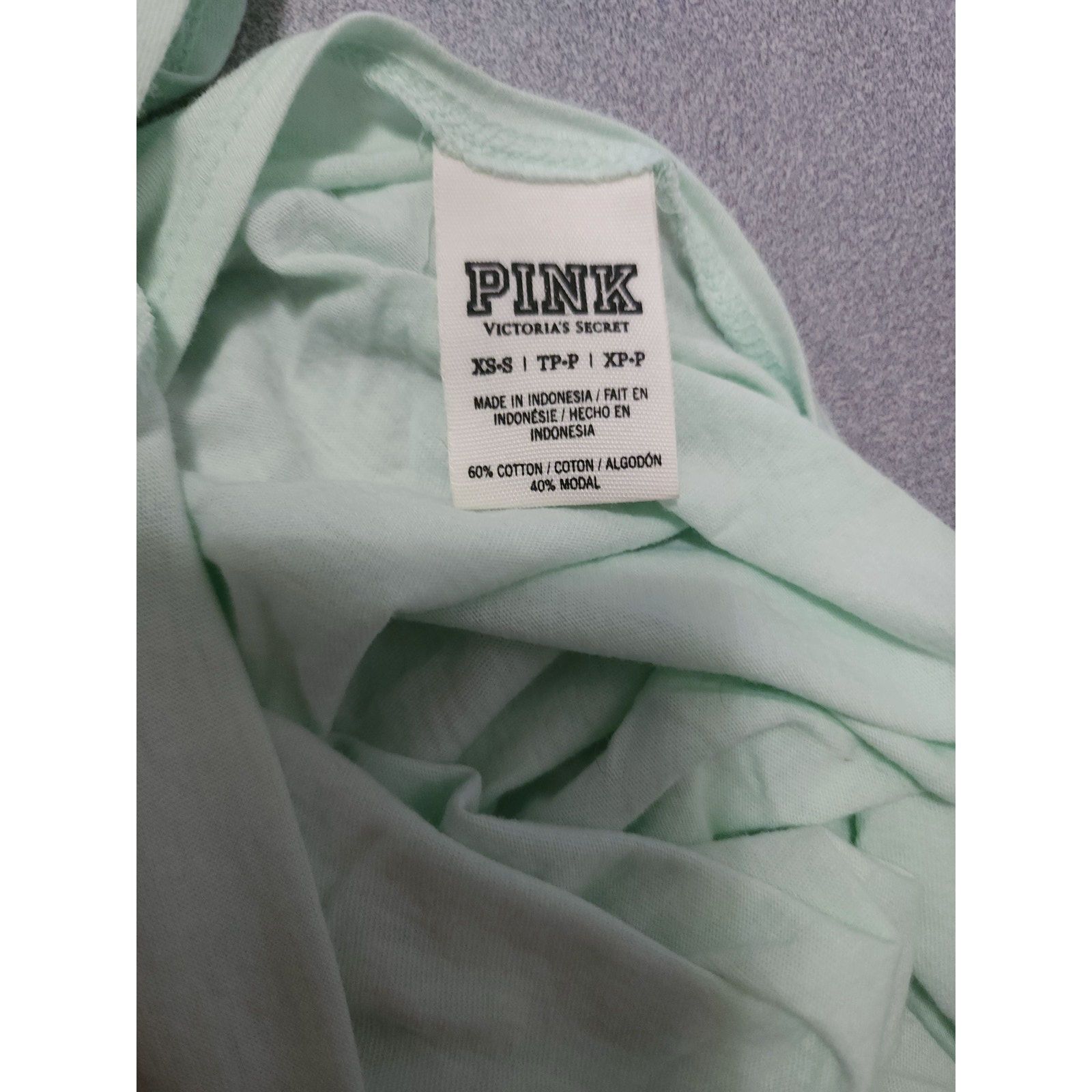 Victoria's Secret PINK Victoria’s Secret low back mint green short sleeved top Size XS / US 0-2 / IT 36-38 - 3 Thumbnail