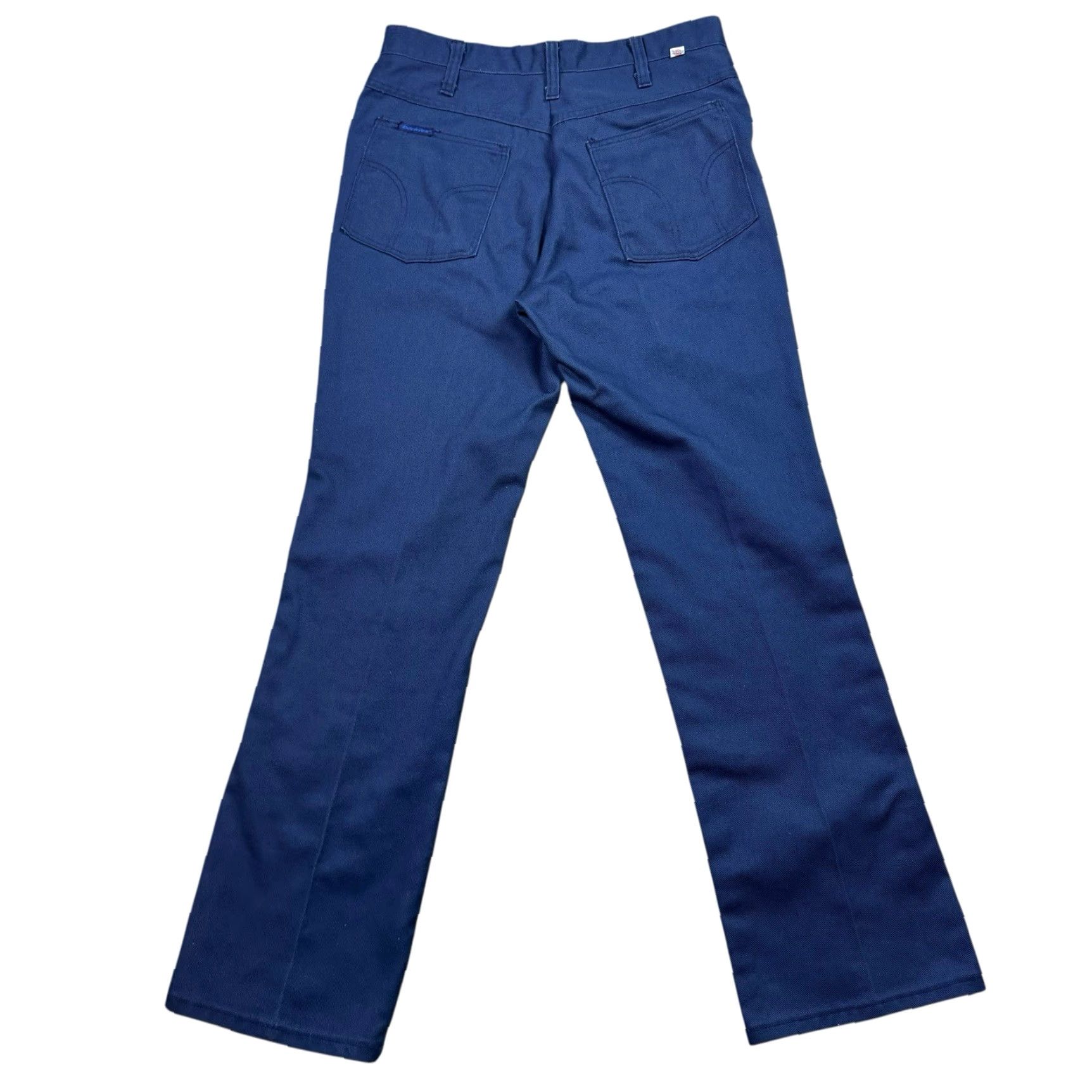 Dickies Dickies Pants Men 31x31 USA Made Distress Talon Zip Work 80s 70s Utility Casual Pants Blue Size US 31 - 7 Thumbnail