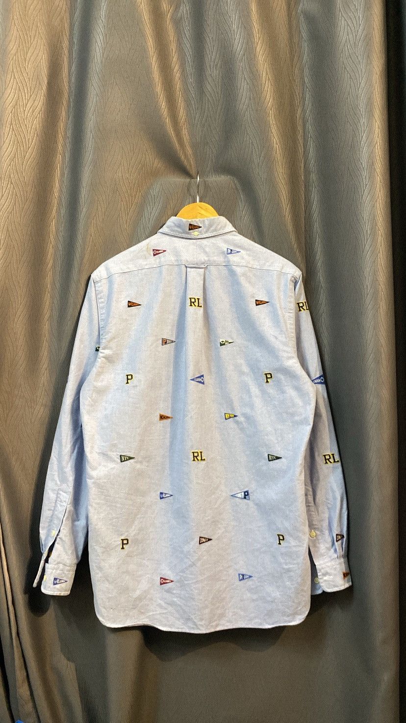 Polo Ralph Lauren × Vintage (RARE)POLO RALPH LAUREN BULLDOG OVP SHIRT MEDIUM Size US M / EU 48-50 / 2 - 9 Thumbnail