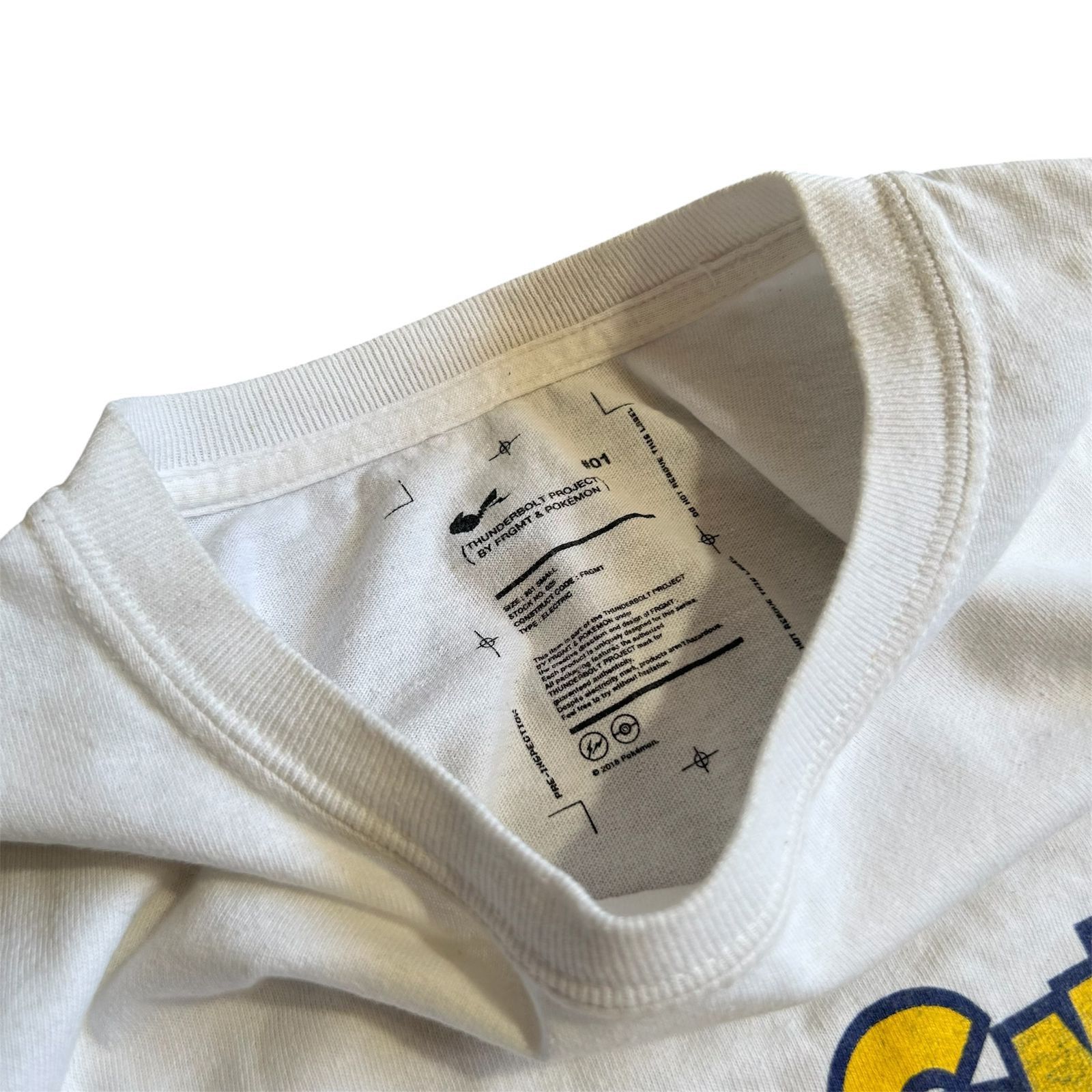 Fragment Design × Pokemon 2019 Thunderbolt Project Pokemon x Fragment Big Logo T-Shirt Size US S / EU 44-46 / 1 - 4 Thumbnail