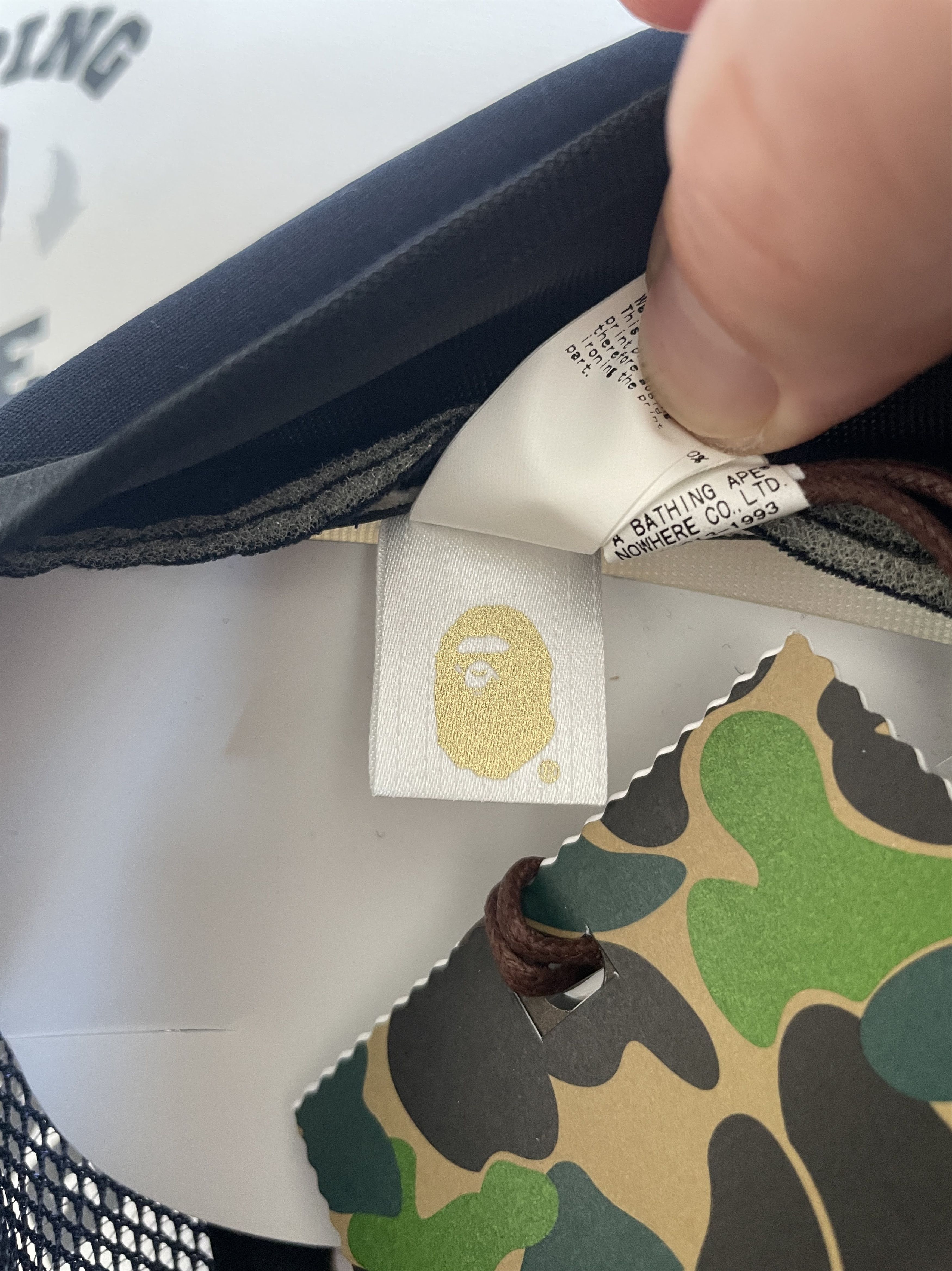 Bape BAPE X JJJJOUND COLLEGE MESH CAP Size ONE SIZE - 11 Thumbnail
