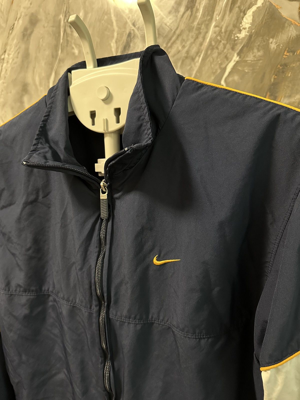 Vintage 90’s NIKE TEAM SWOOSH LOGO RETRO TRACK JACKET Y2K Size US M / EU 48-50 / 2 - 2 Thumbnail