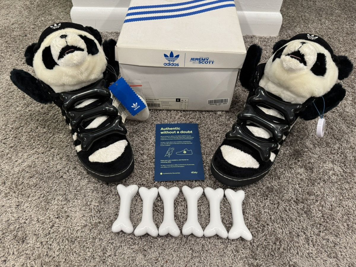 Jeremy Scott 2 sets of Adidas Jeremy Scott Bones Size ONE SIZE - 2 Thumbnail
