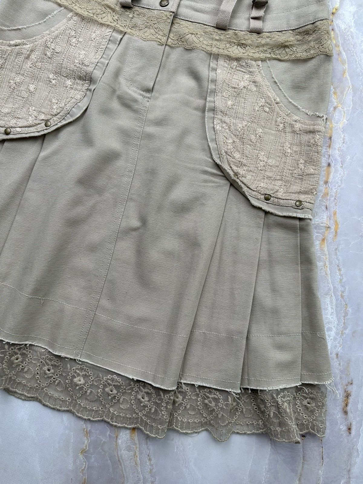 Japanese Brand Vintage Flared Skirt Size 24" / US 00 / IT 34 - 5 Thumbnail