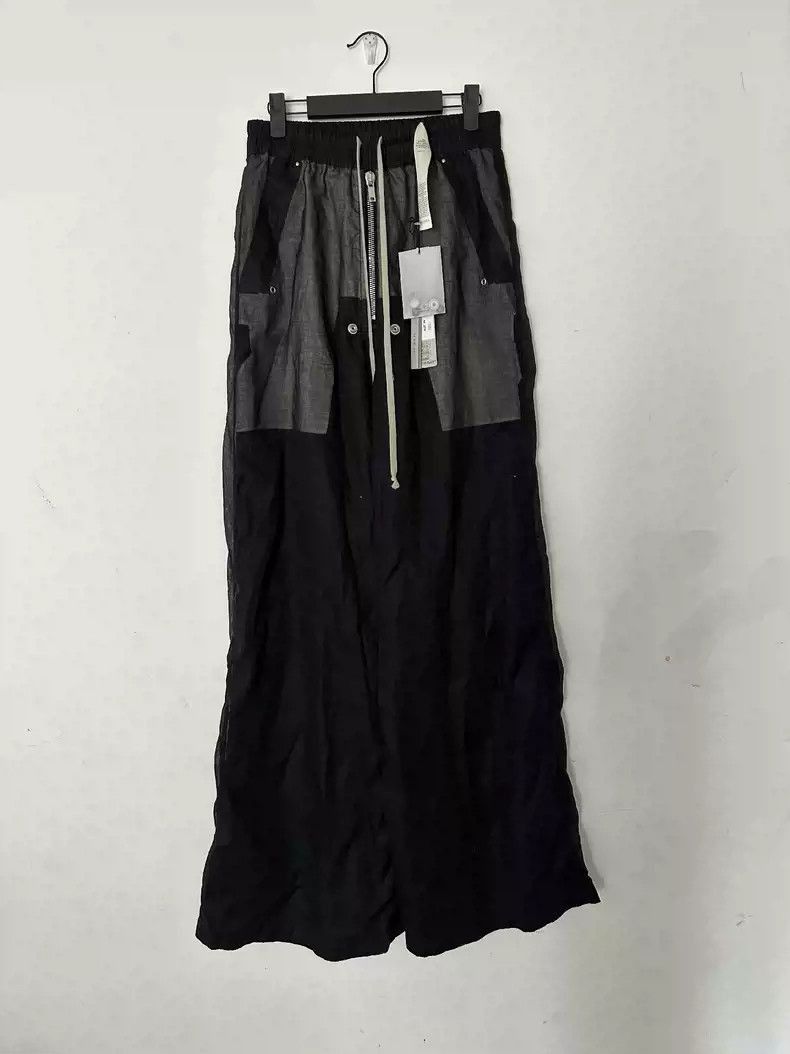 Rick Owens Rick Owens Main line black transparent yarn wide leg-2505 Size US 32 / EU 48 - 1 Thumbnail