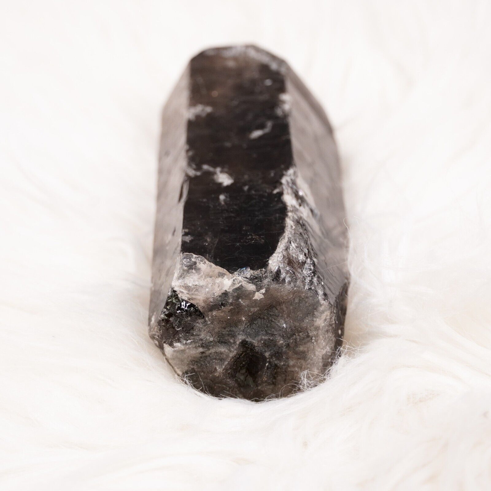 Other Large Smokey Quartz Crystal Point 5" Healing Gemstone Wand Size ONE SIZE - 9 Thumbnail