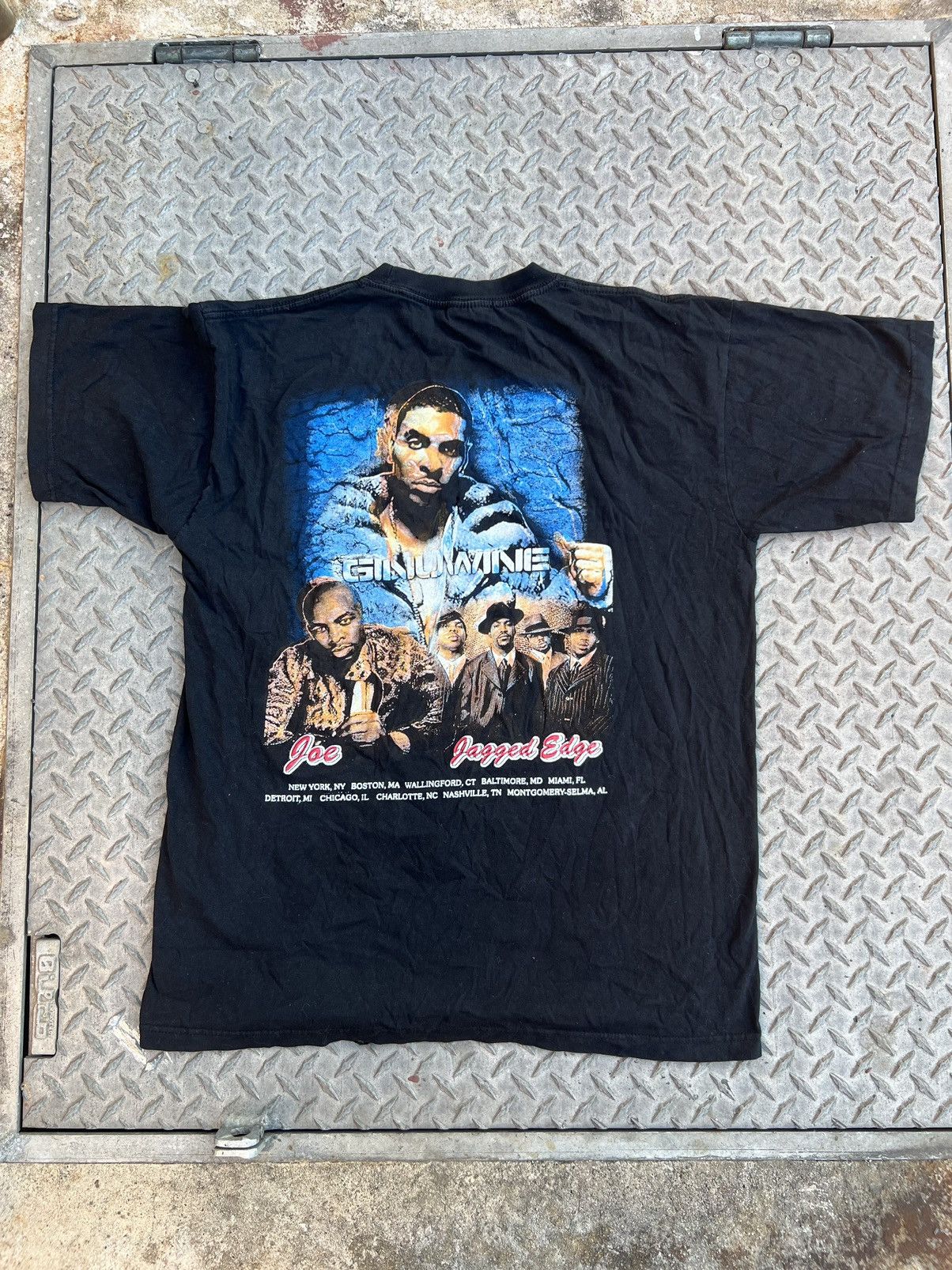 Rap Tees × Vintage Vintage Genuwine Rap Tee Y2K tour jagged edge 2000s R&B Size US L / EU 52-54 / 3 - 3 Thumbnail