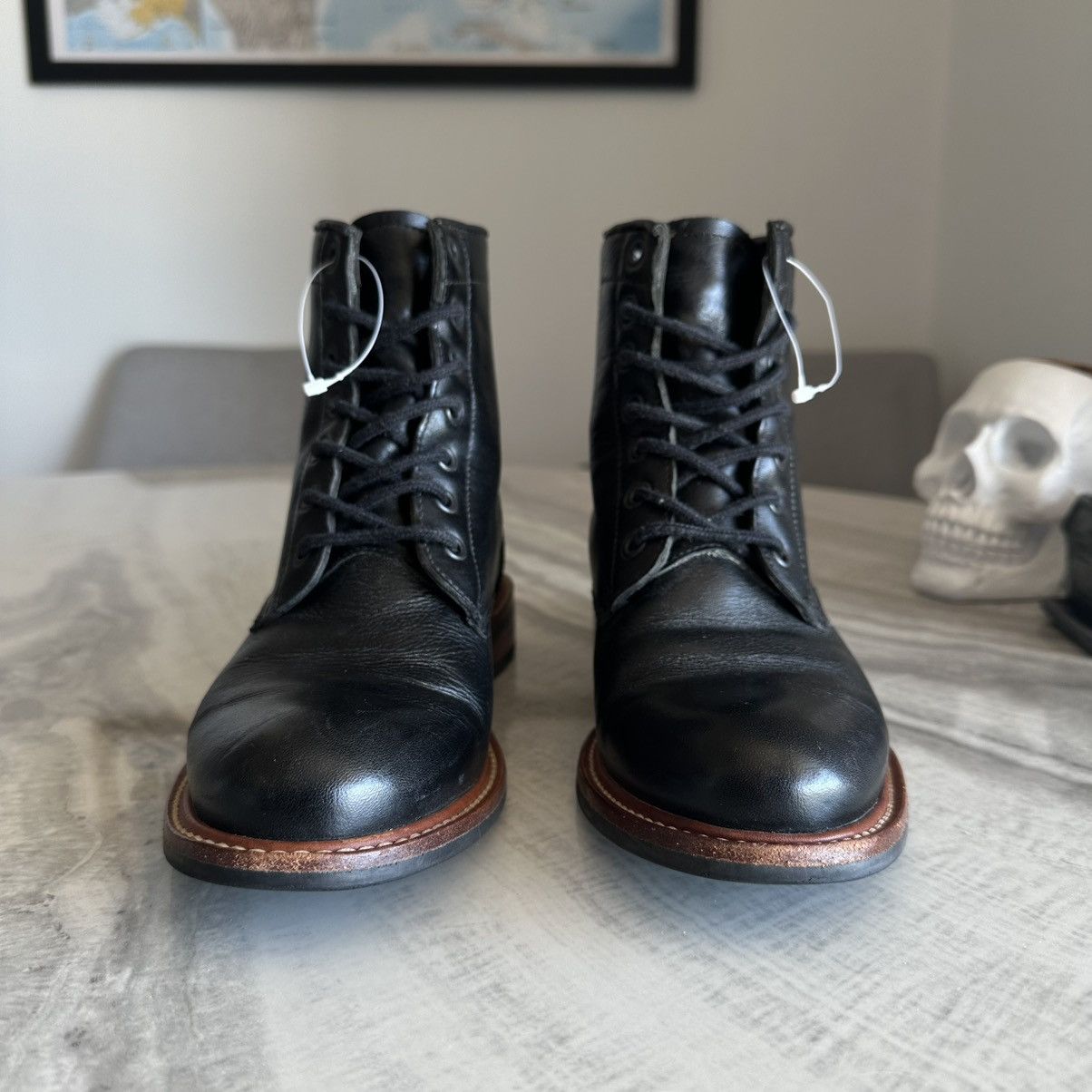 Nisolo Nisolo Amalia Black Leather Water Resistant Women’s Boots Size US 7 / IT 37 - 3 Thumbnail