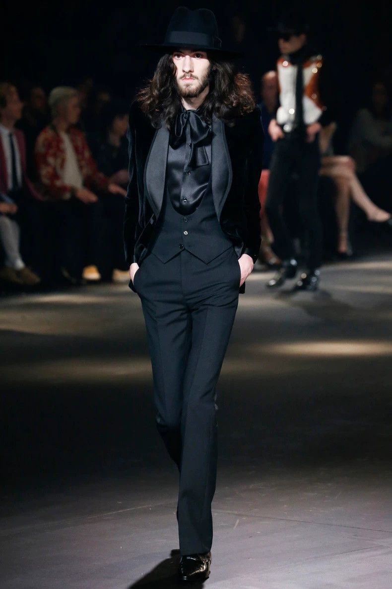 Saint Laurent Paris Saint Laurent Paris 16fw wool micro flared suit pants-2506 Size US 32 / EU 48 - 5 Thumbnail