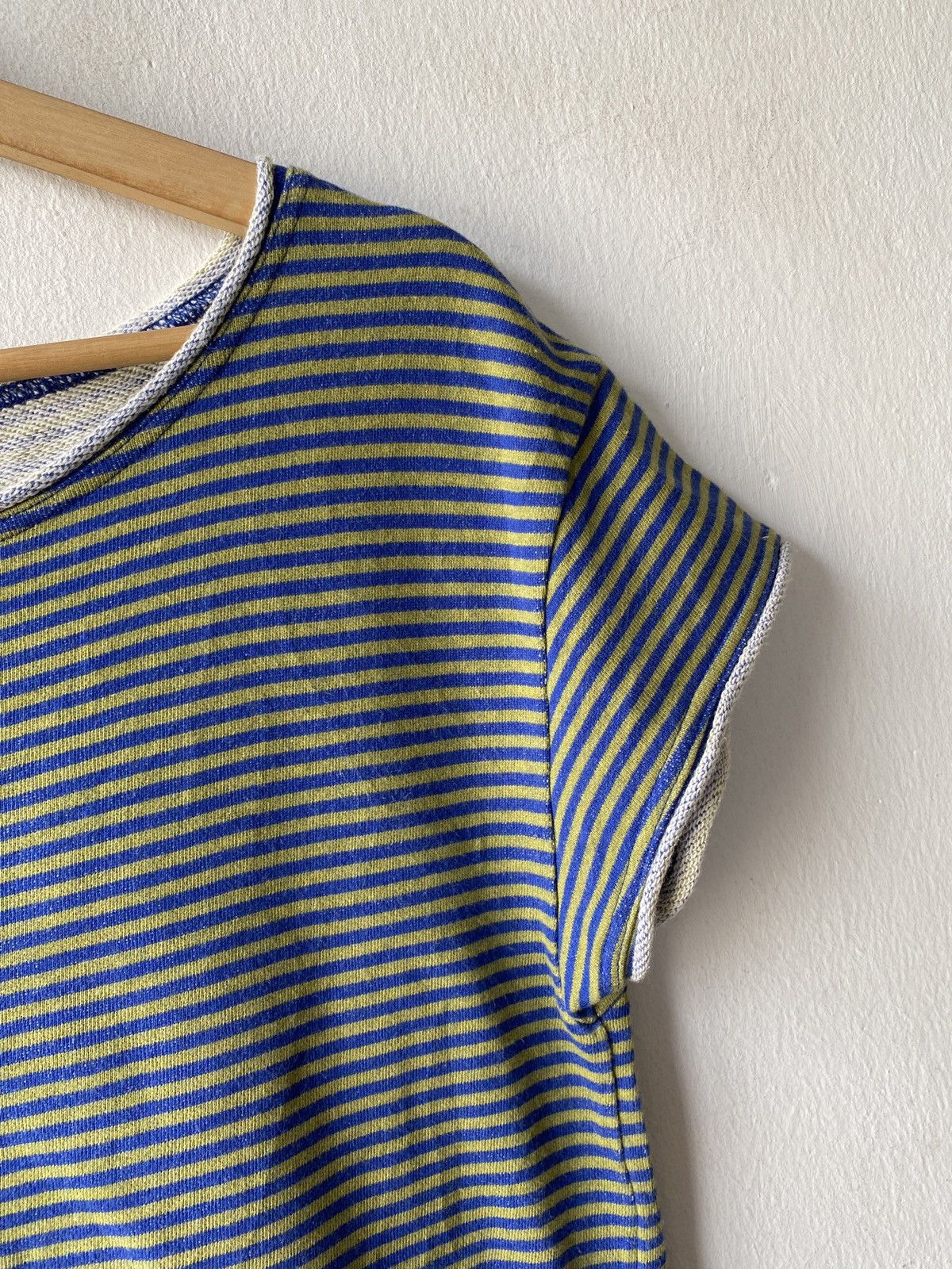 Issey Miyake × mercibeaucoup 2000s - Mercibeaucoup By Issey Miyake Stripped Tee Size S / US 4 / IT 40 - 6 Thumbnail