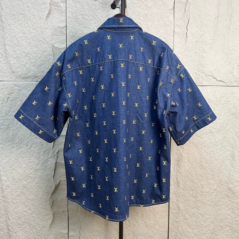 Louis Vuitton Louis Vuitton SS24 co-branded gold thread embroidered full Size US XXL / EU 58 / 5 - 2 Thumbnail