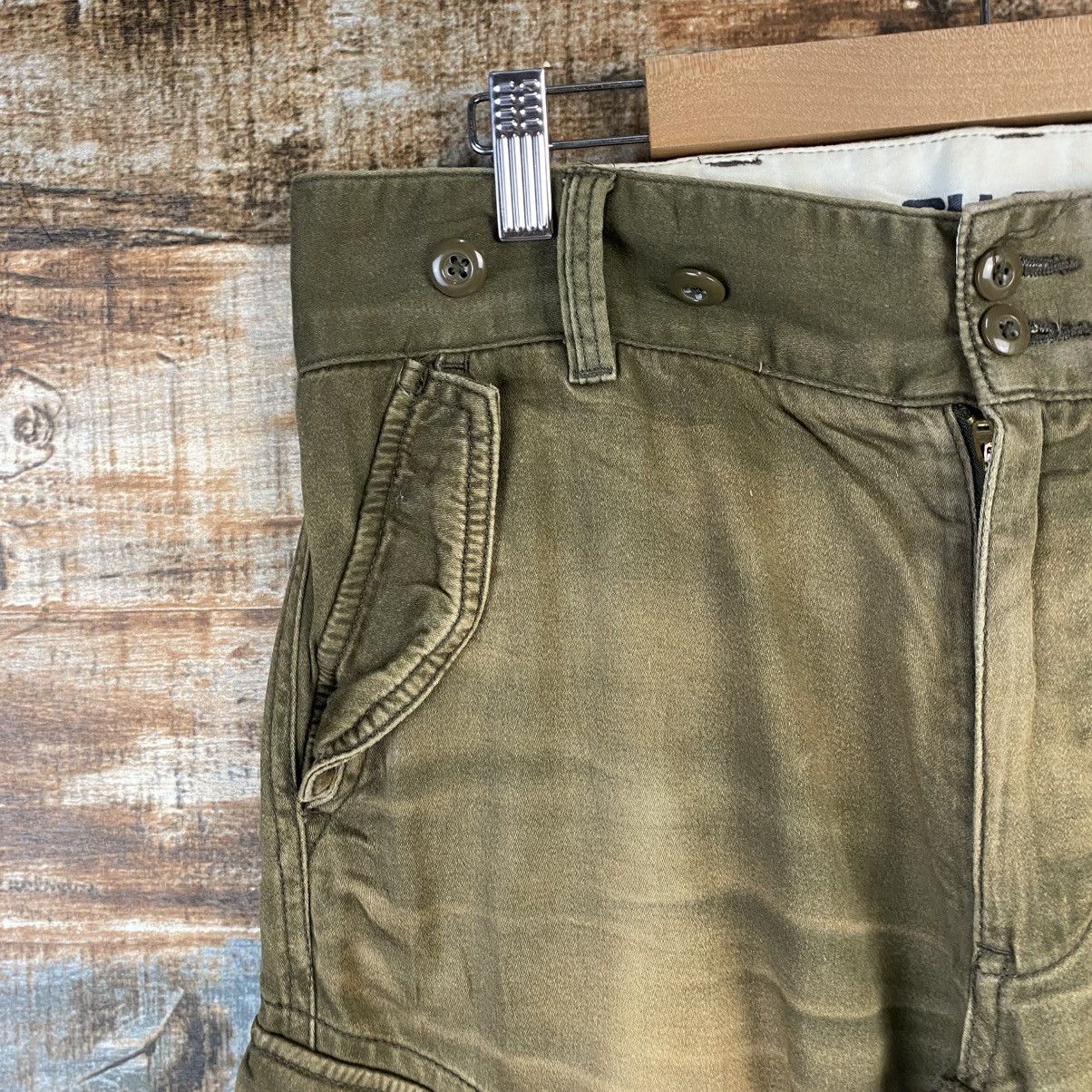Japanese Brand DL Back Sound Green Cargo Multipocket Pants #C955 Size US 30 / EU 46 - 7 Thumbnail