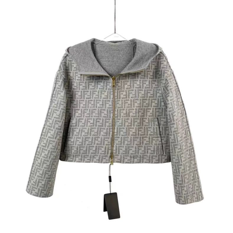 Fendi Fendi size 38 Old flower full-printed double-sided coat Size US XXS / EU 40 - 1 Thumbnail