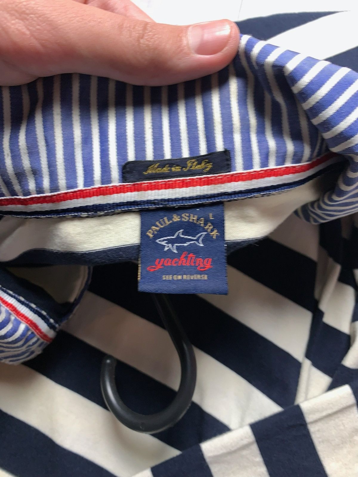 Paul & Shark × Vintage Vintage Paul Shark striped jersey rugby size M/L Size US M / EU 48-50 / 2 - 9 Thumbnail