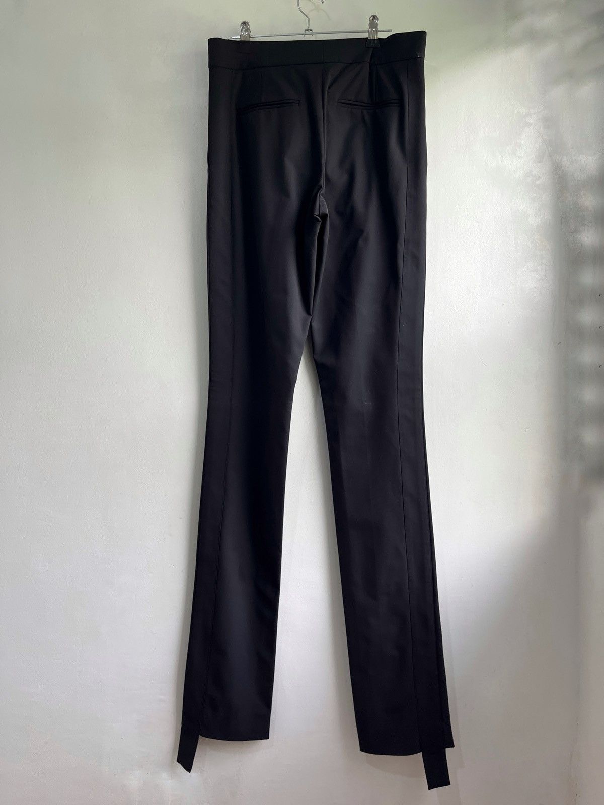 Celine SAMPLE Piece Lightweight Stretch Nylon Slim-Fit Pants. Size 26" / US 2 / IT 38 - 3 Thumbnail