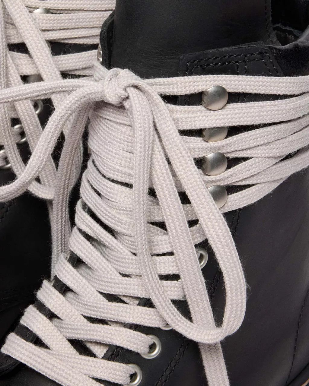 Dr. Martens × Rick Owens STEEL TOE QUAD Wraparound Lace Leather Platform Boots Size US 12 / EU 45 - 10 Thumbnail