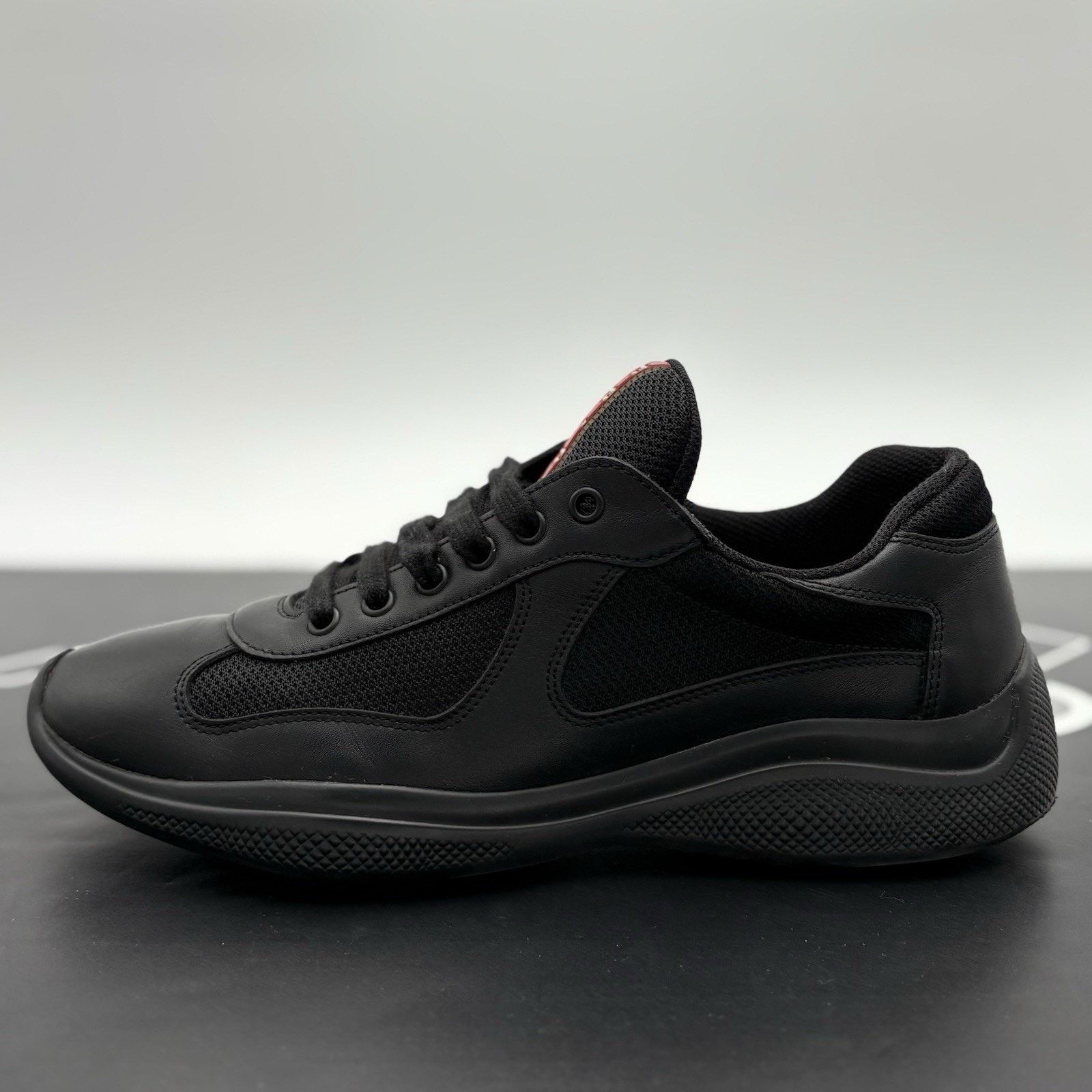 Prada Prada Americas Cup ' Black Leather ' | GOOD CONDITION! Size US 8 / EU 41 - 8 Thumbnail