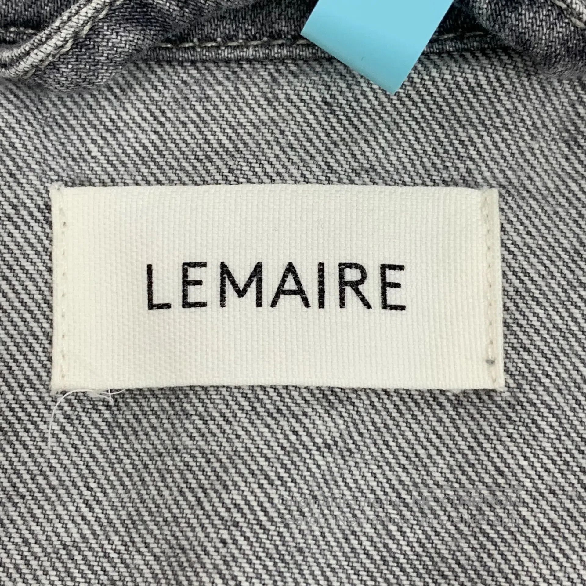 Lemaire Lemaire Gray Cotton Collar Single Breasted Long Sleeve Den Size US XS / EU 42 / 0 - 5 Thumbnail