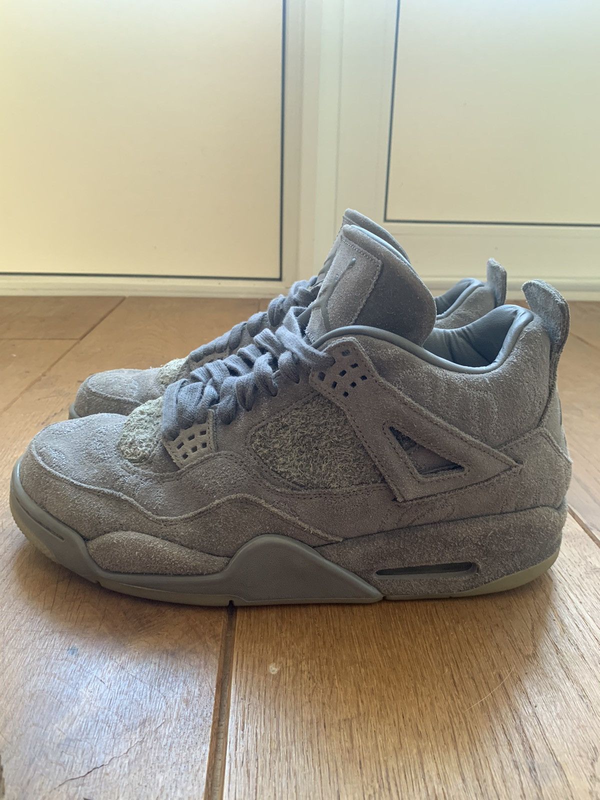 Jordan Brand Nike Air Jordan 4 Retro x Kaws Cool Grey US10 Grailed