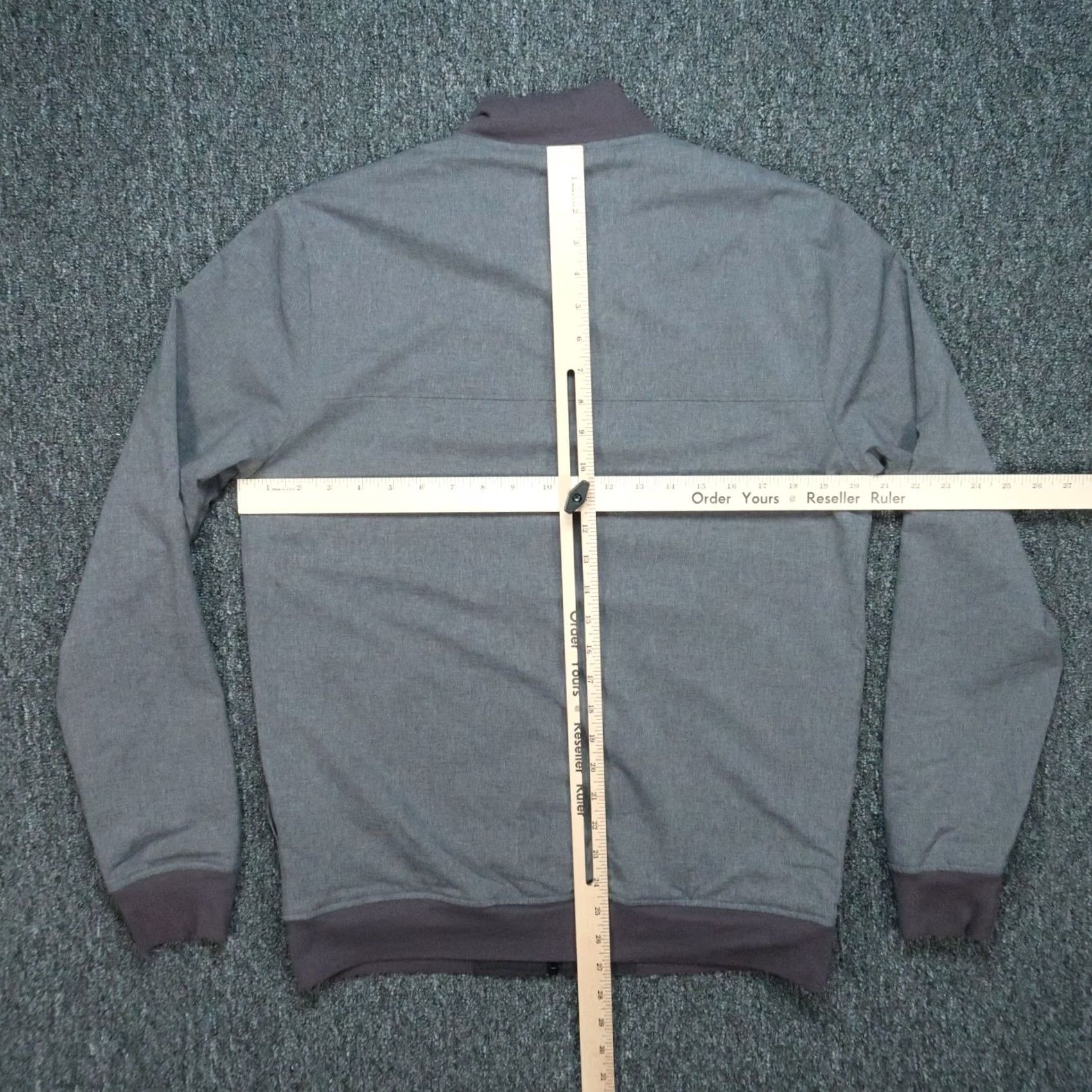 TravisMathew Travis Mathew Jacket Mens Medium Gray Ashville Full Zip Pockets Long Sleeve Windbreaker) Size US M / EU 48-50 / 2 - 5 Thumbnail