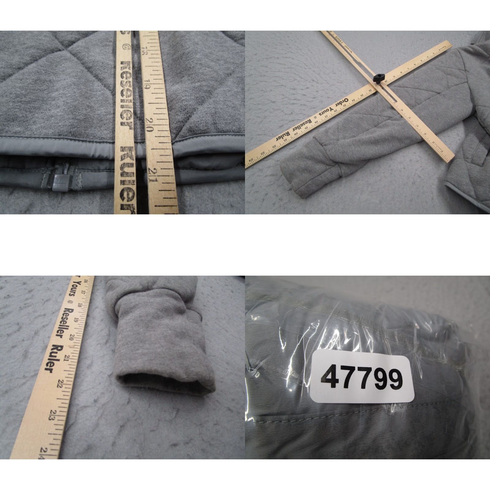 Lululemon Lululemon Jacket Women 6 Gray Reversible Quilted Full Zip Bomber Active Travel Size M / US 6-8 / IT 42-44 - 8 Thumbnail