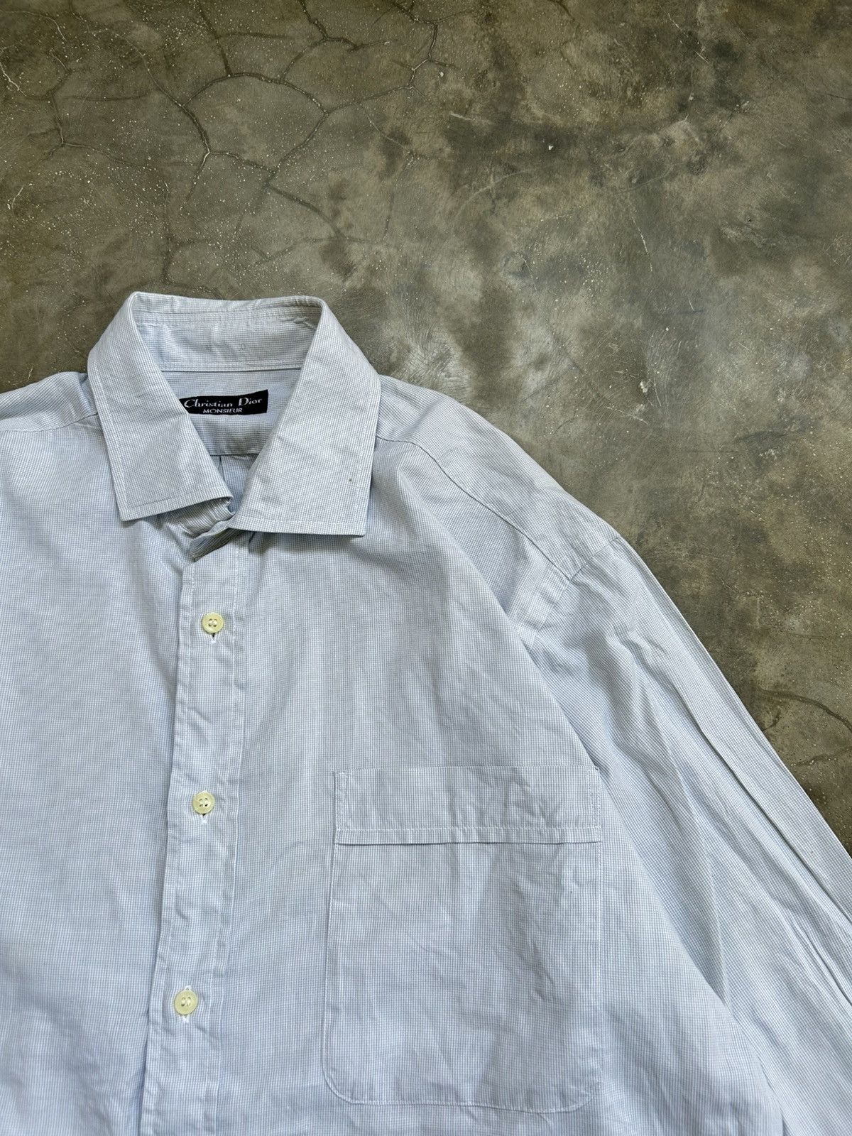Christian Dior Monsieur Vintage Y2K Christian Dior Monsieur Loung Sleeve Shirt Size US M / EU 48-50 / 2 - 2 Thumbnail