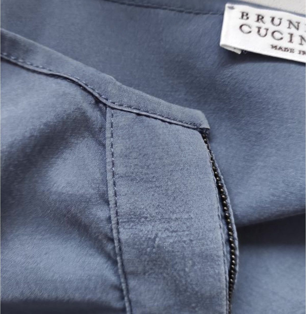 Brunello Cucinelli × Designer Brunello Cucinelli luxury silk blouse Size M / US 6-8 / IT 42-44 - 18 Thumbnail