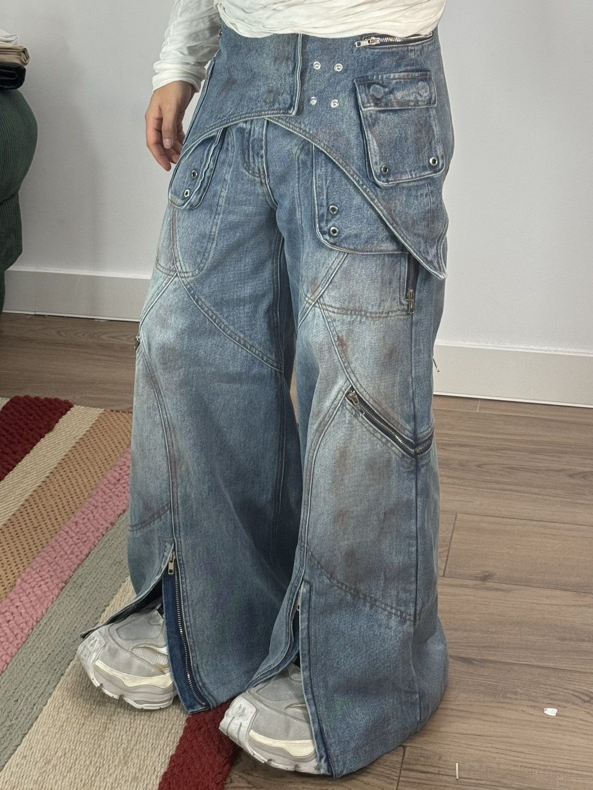 No Faith Studios No Faith Studios Removable heavy Flap Denim