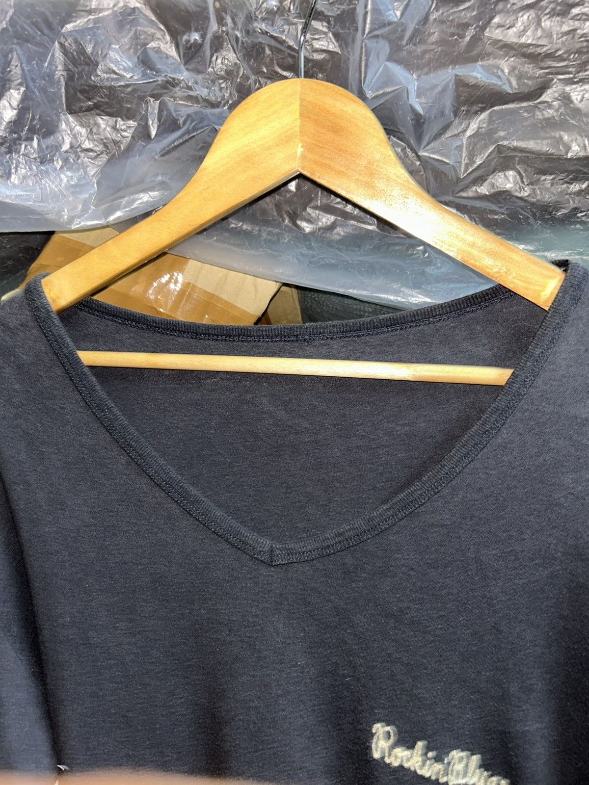 Wacko Maria Rockin Blues V-Neck Underwear Tee Size US L / EU 52-54 / 3 - 7 Thumbnail