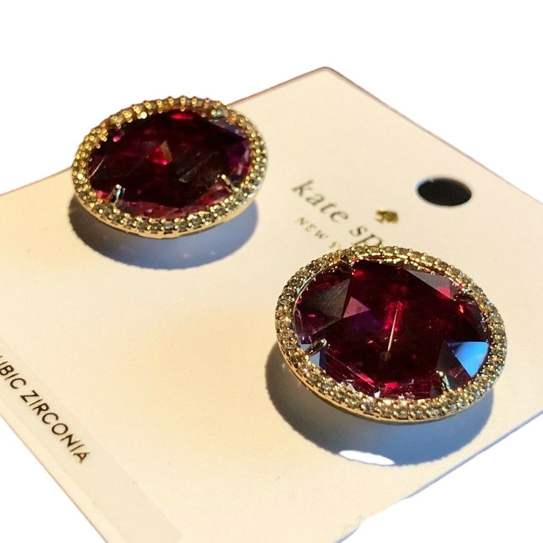 Kate Spade Kate Spade She Has Spark Earrings Crystal Round Studs Size ONE SIZE - 2 Thumbnail