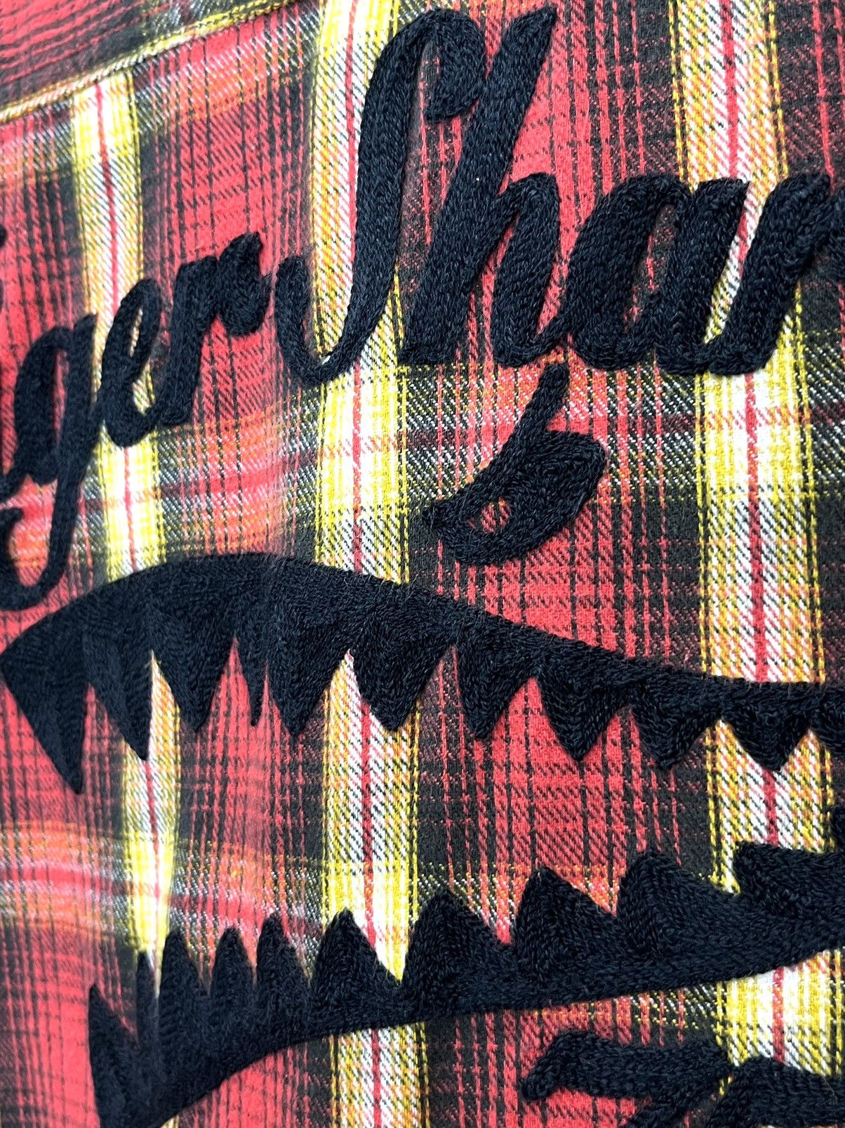 Avirex 🦈 AVIREX Big Embroidery TIGER SHARKS Cotton-Rayon Flannel Size US S / EU 44-46 / 1 - 4 Thumbnail