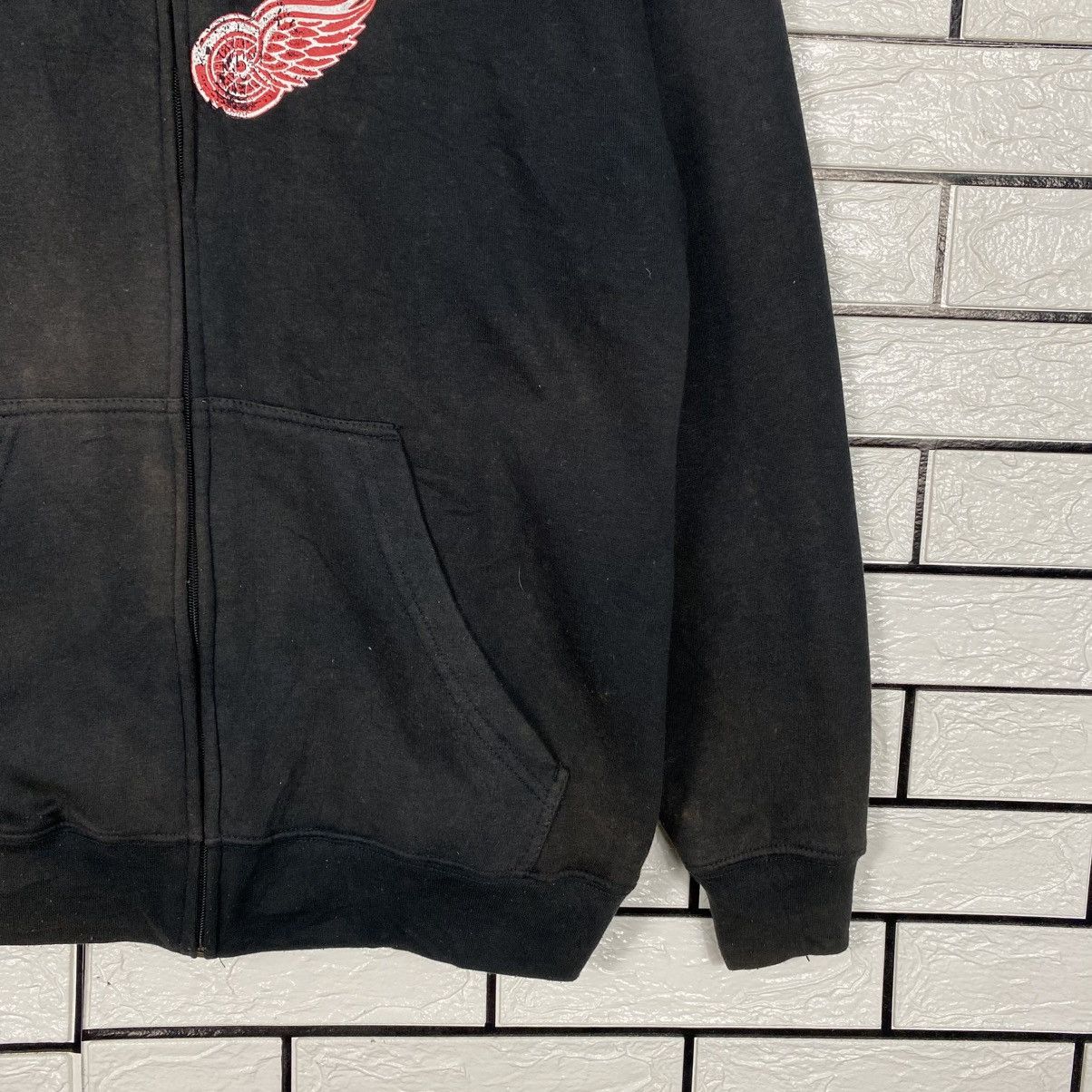NHL 📌Vintage Zipper Bomber Jacket NHL Red Wings Big Logo Size US L / EU 52-54 / 3 - 6 Thumbnail