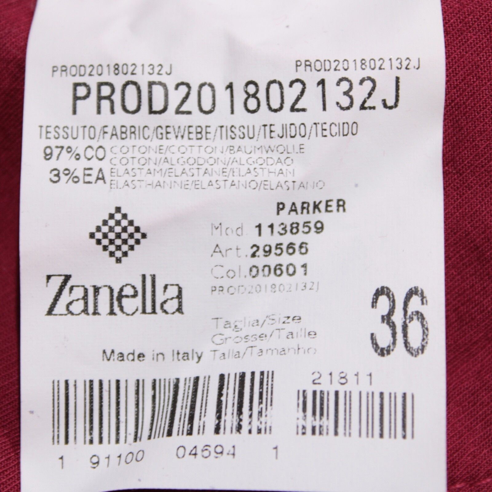 Zanella Zanella New with tags Chino Size 38 US In Red Size US 38 / EU 54 - 5 Thumbnail