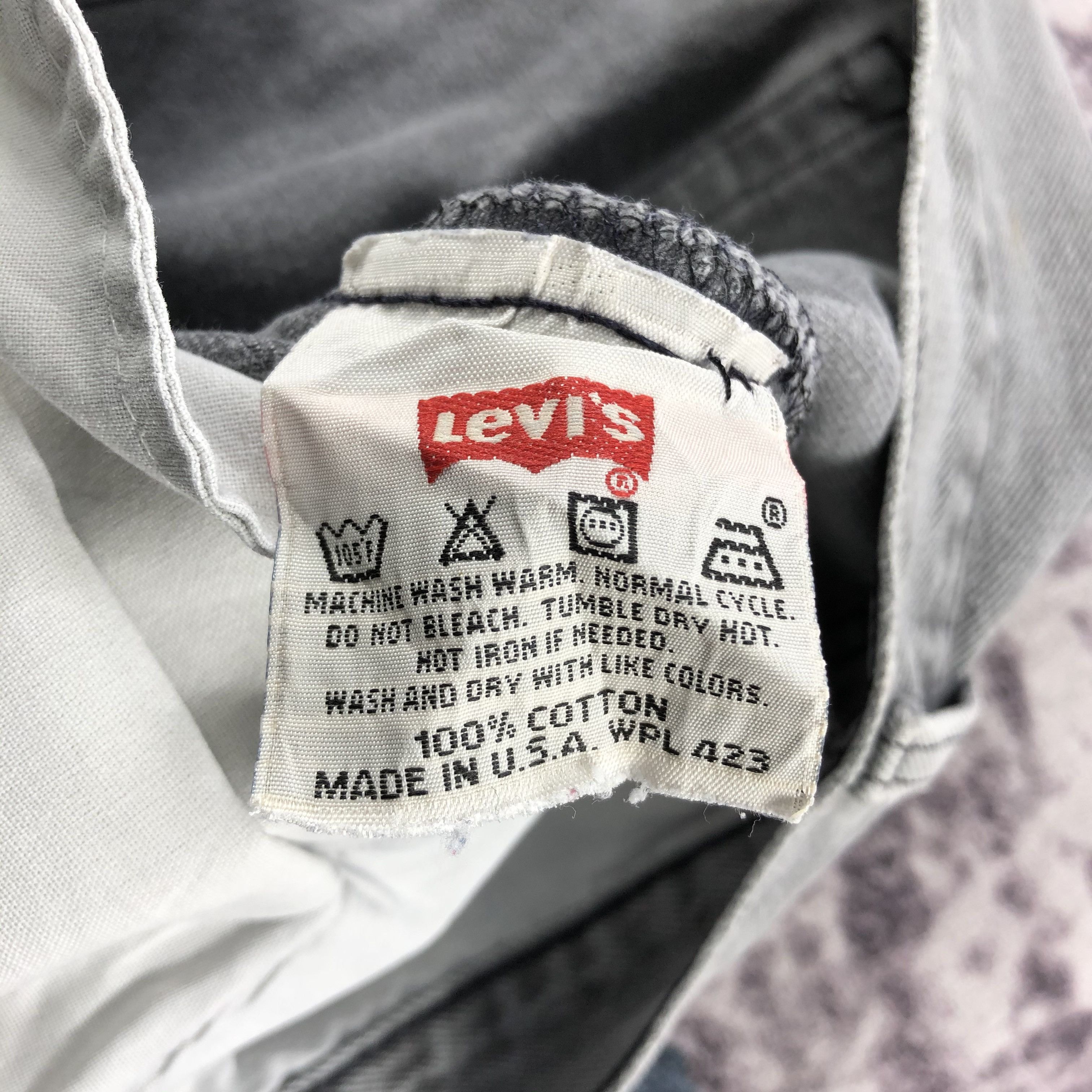 Levi's 90s Vintage Faded Black Levis 501 Jeans-JM2411 Size US 32 / EU 48 - 12 Thumbnail