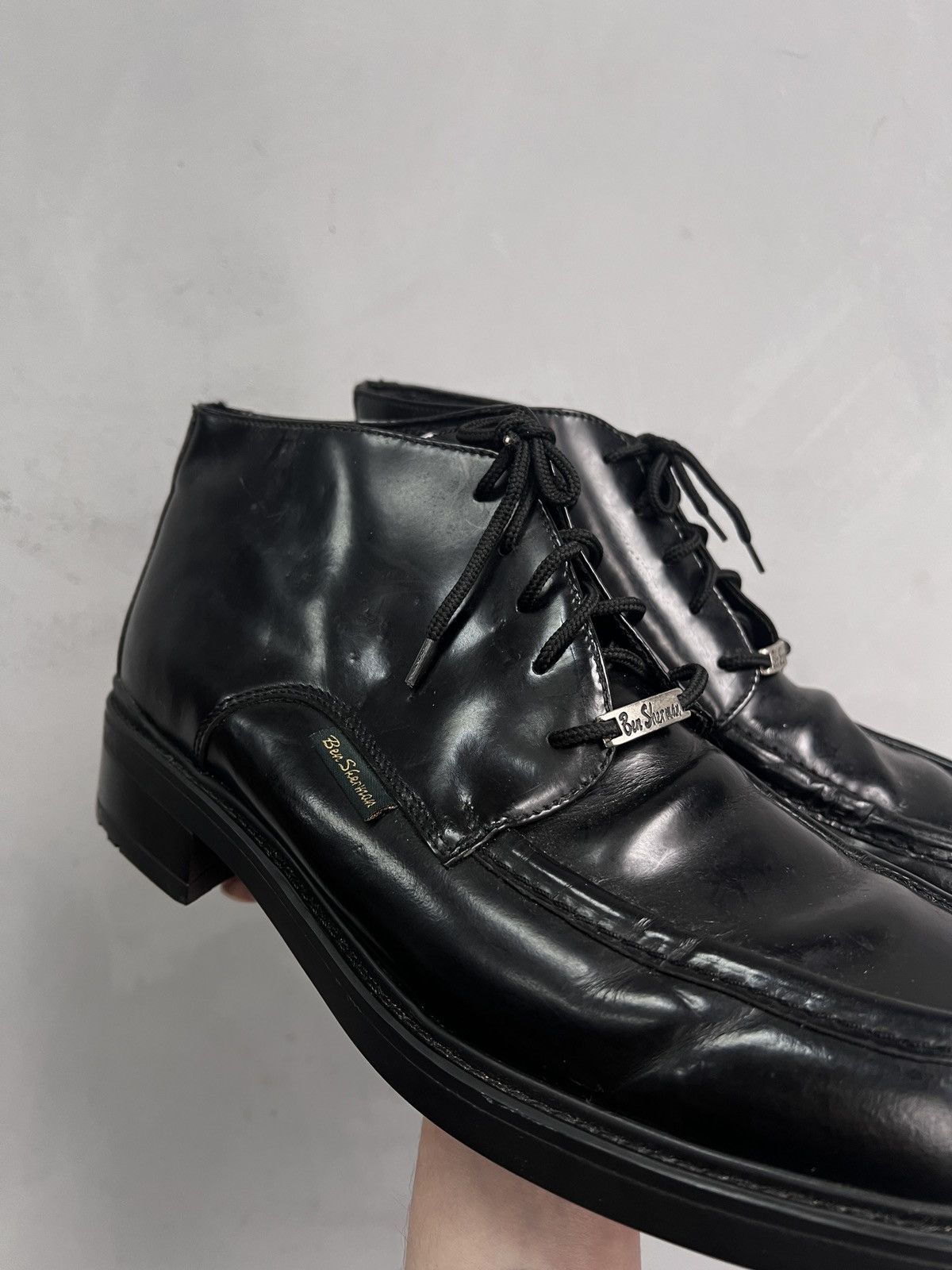 Hedi Slimane Rare black platform boots hype hedi slimane style opium Size US 9 / EU 42 - 3 Thumbnail
