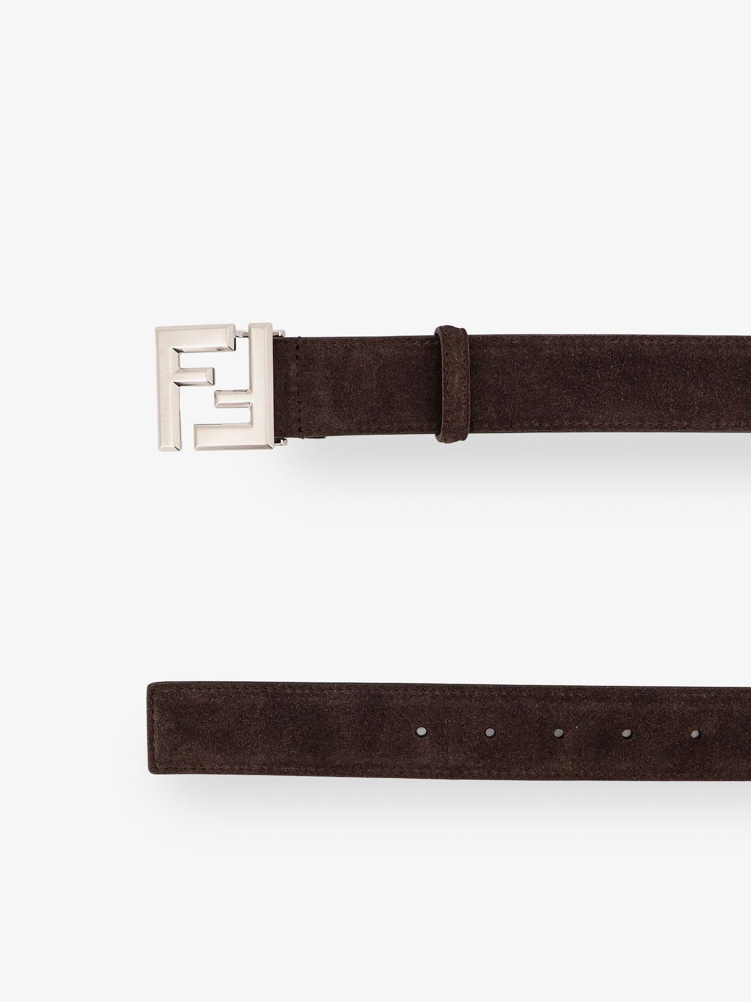 Fendi Squared Ff Suede Belt Size ONE SIZE - 1 Thumbnail