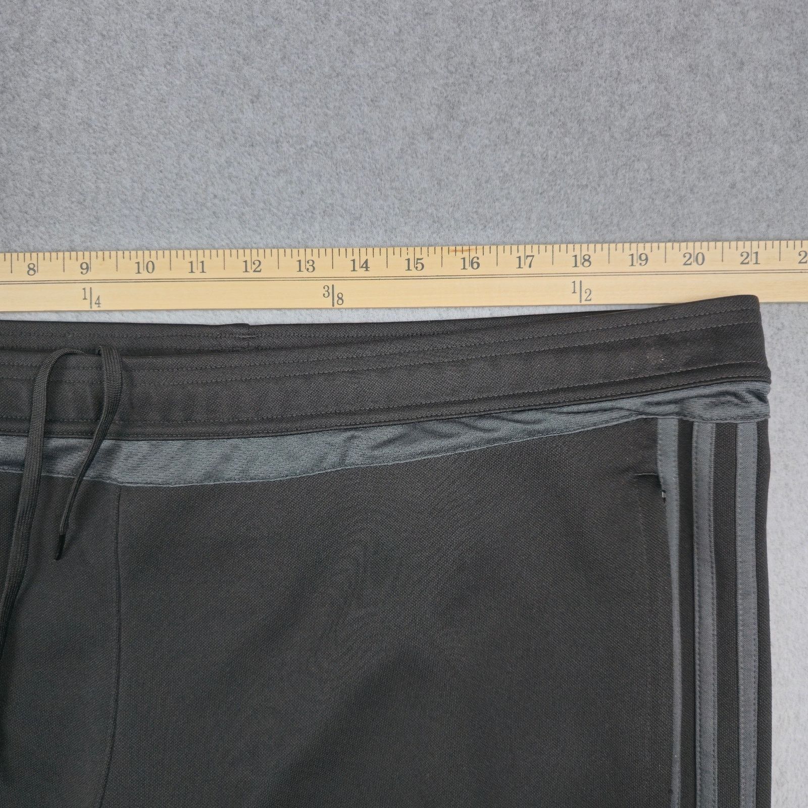 Adidas Adidas 2XL Black Track Pants Drawstring Zip Pockets & Ankles Size US 42 / EU 58 - 12 Thumbnail