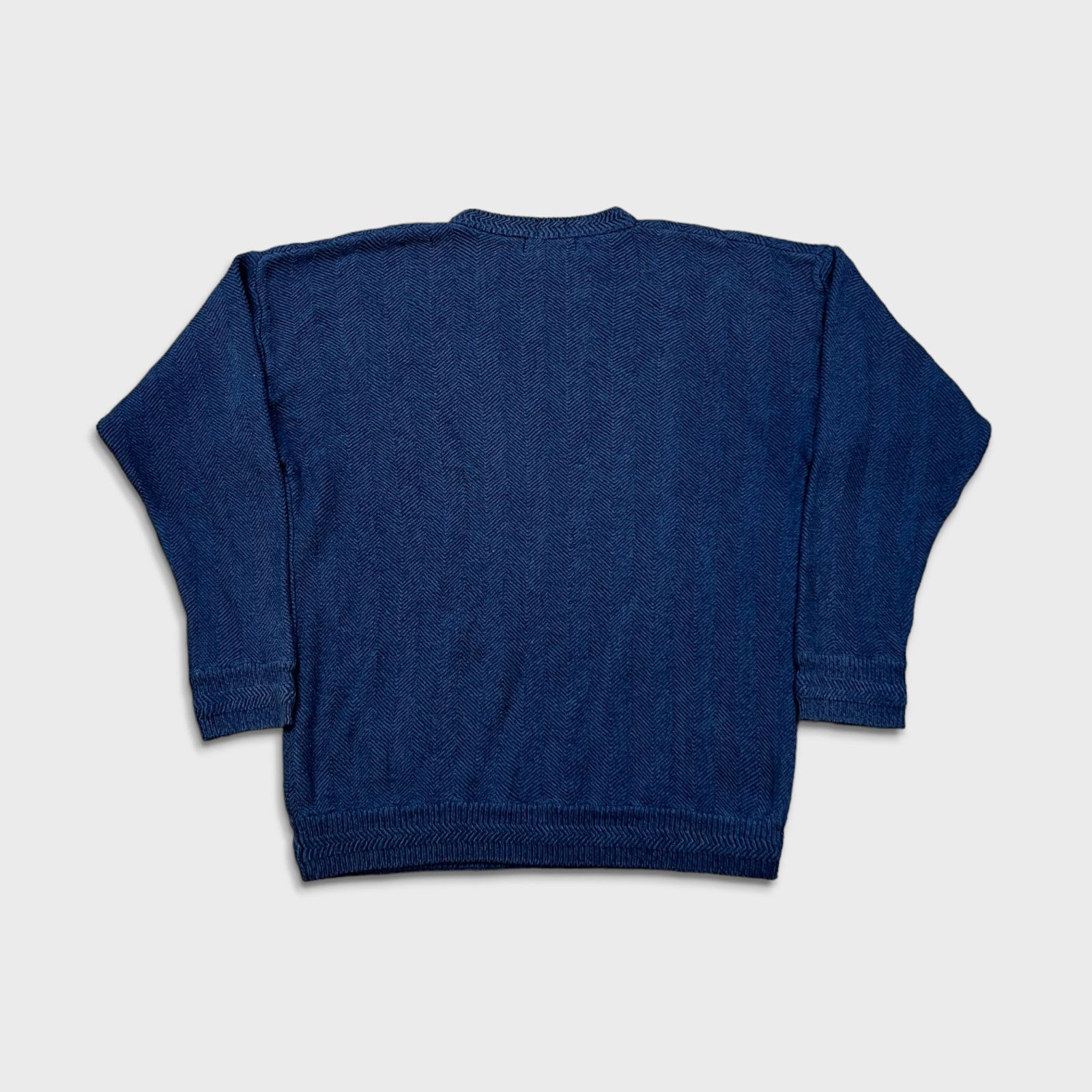 Chaps Ralph Lauren × Polo Ralph Lauren × Ralph Lauren Vintage 90s Chaps Ralph Lauren Sweatshirt Large Crest Knit Size US L / EU 52-54 / 3 - 5 Thumbnail