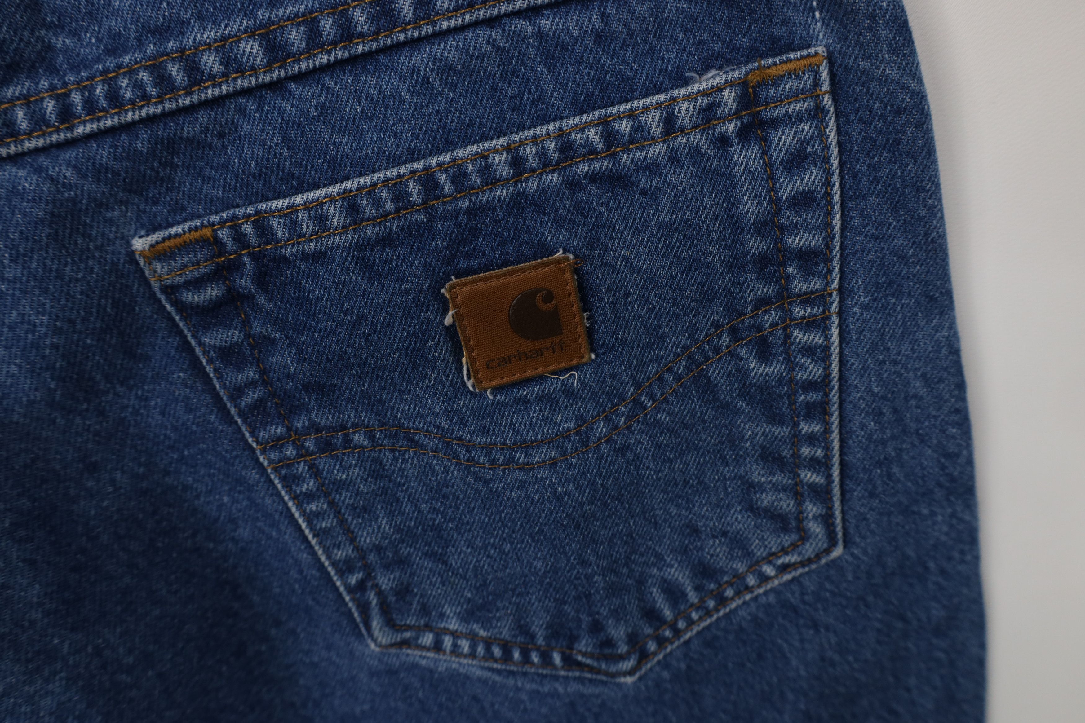 Carhartt Vintage Y2K Carhartt Loose Fit Wide Leg Denim Jeans Blue Size US 42 / EU 58 - 15 Thumbnail